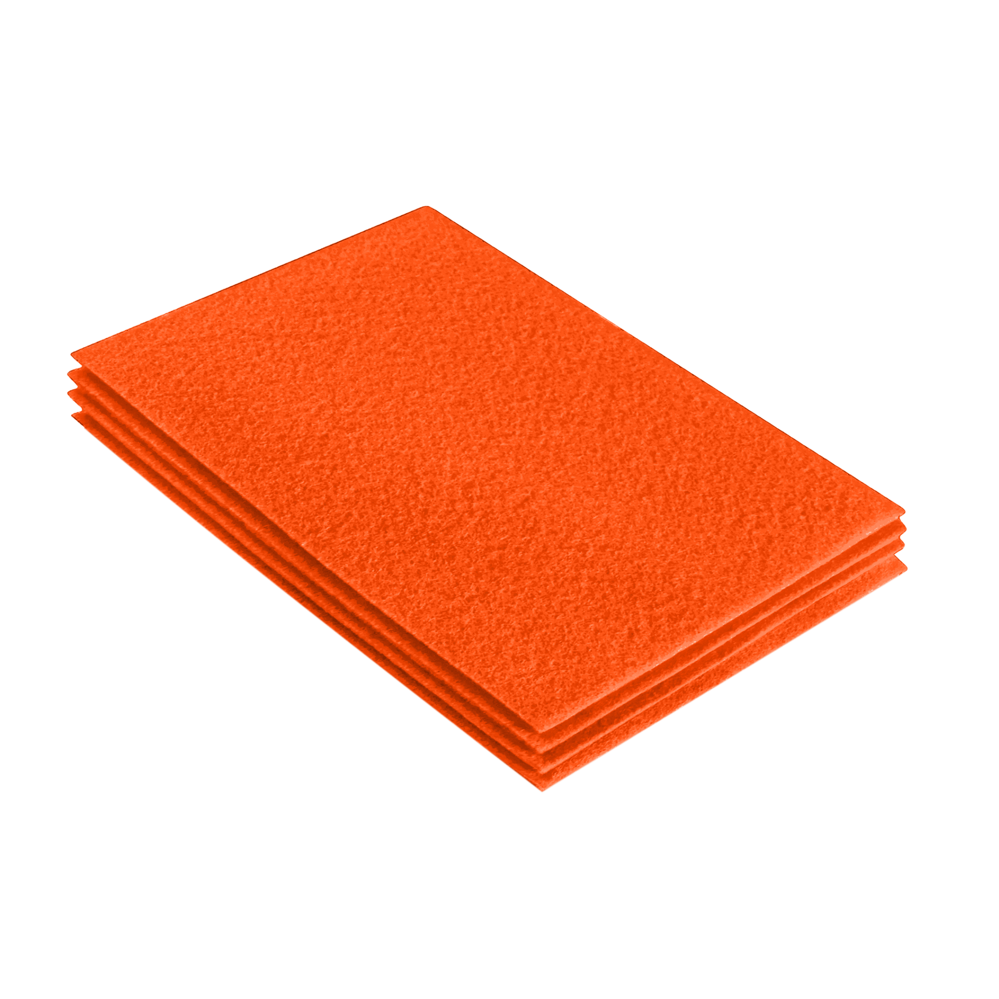 Acrylic Felt Sheet Packs 9"X12" | Light Orange