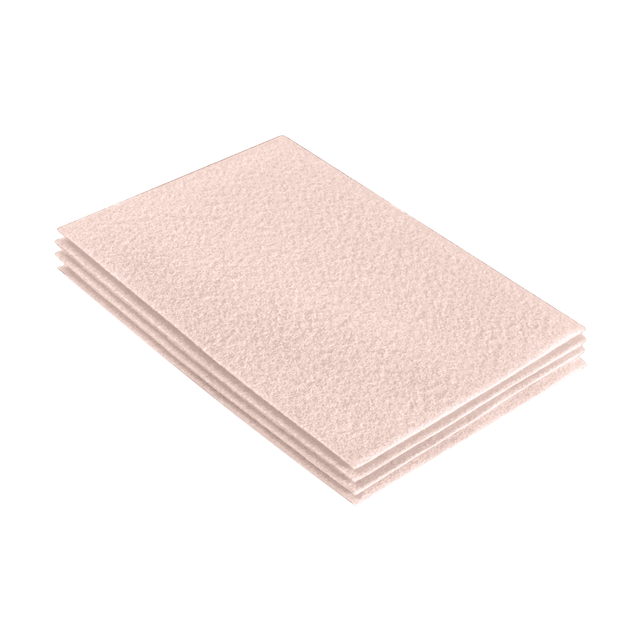 Acrylic Felt Sheets 9"X12" Packs | Ivory