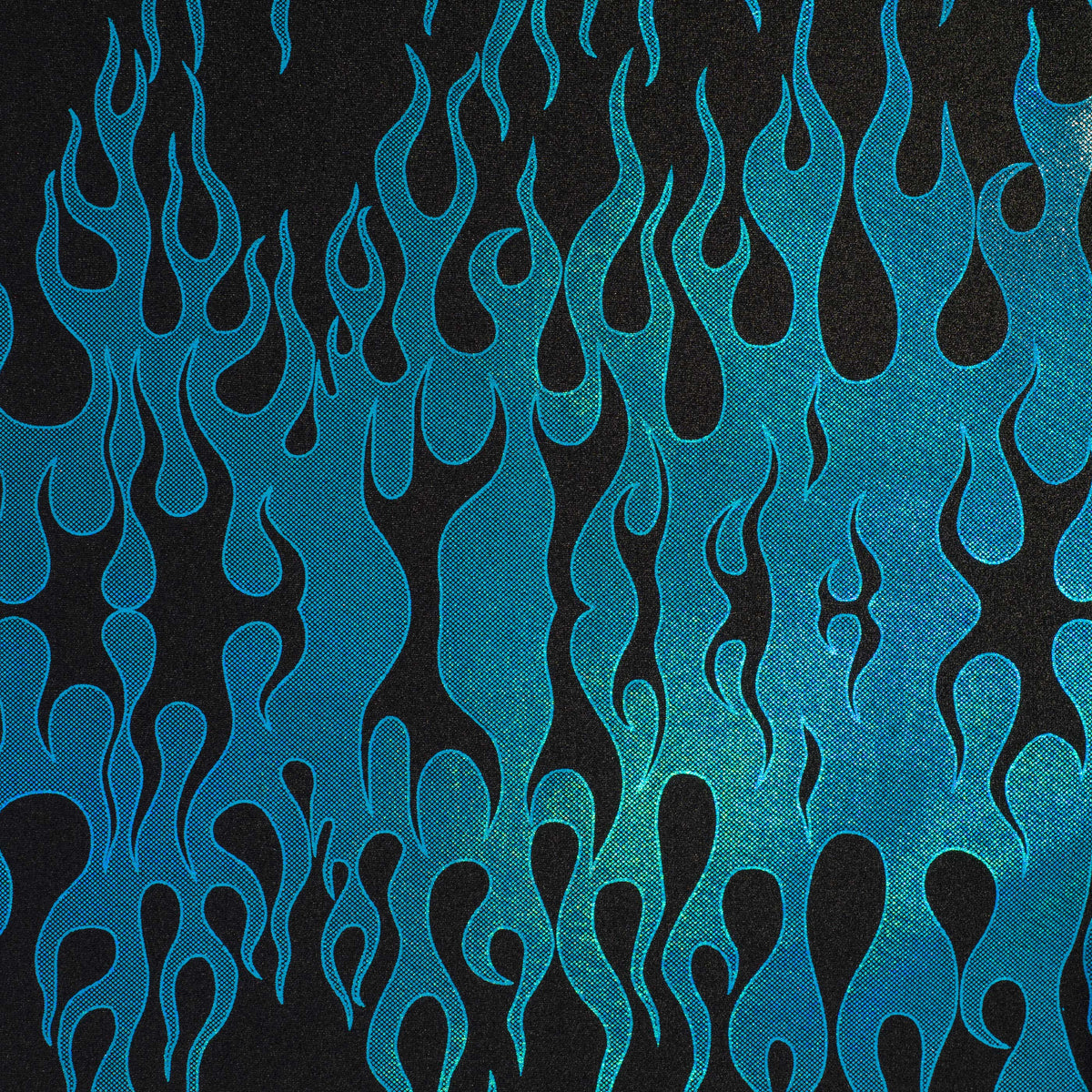 Flame Luminous Foil 4-Way Nylon Spandex Stretch Fabric| Spandex Palace