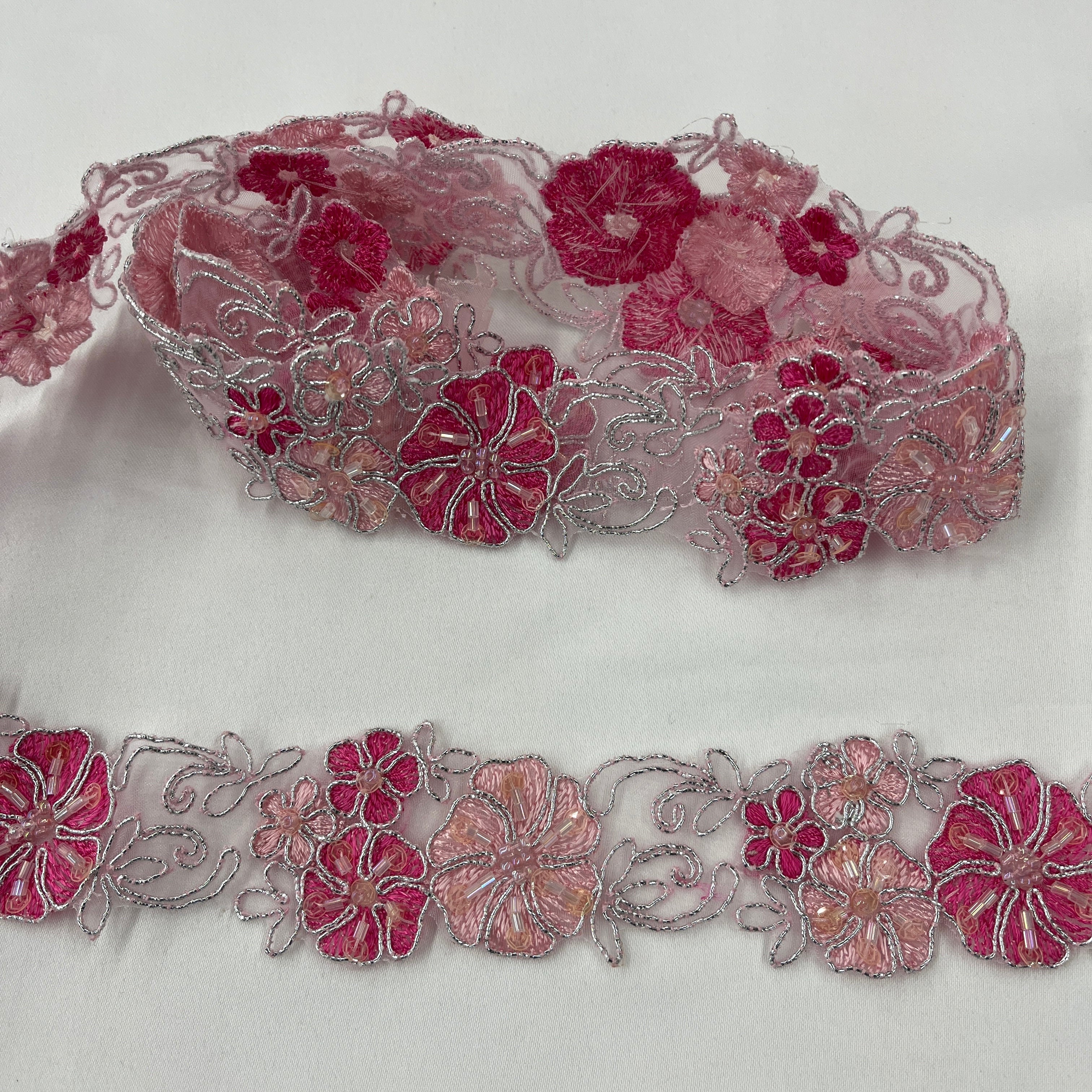 Beaded & Corded Lace Trim for Dresses, Costumes & DIY | Lace USA - 96281N-BP