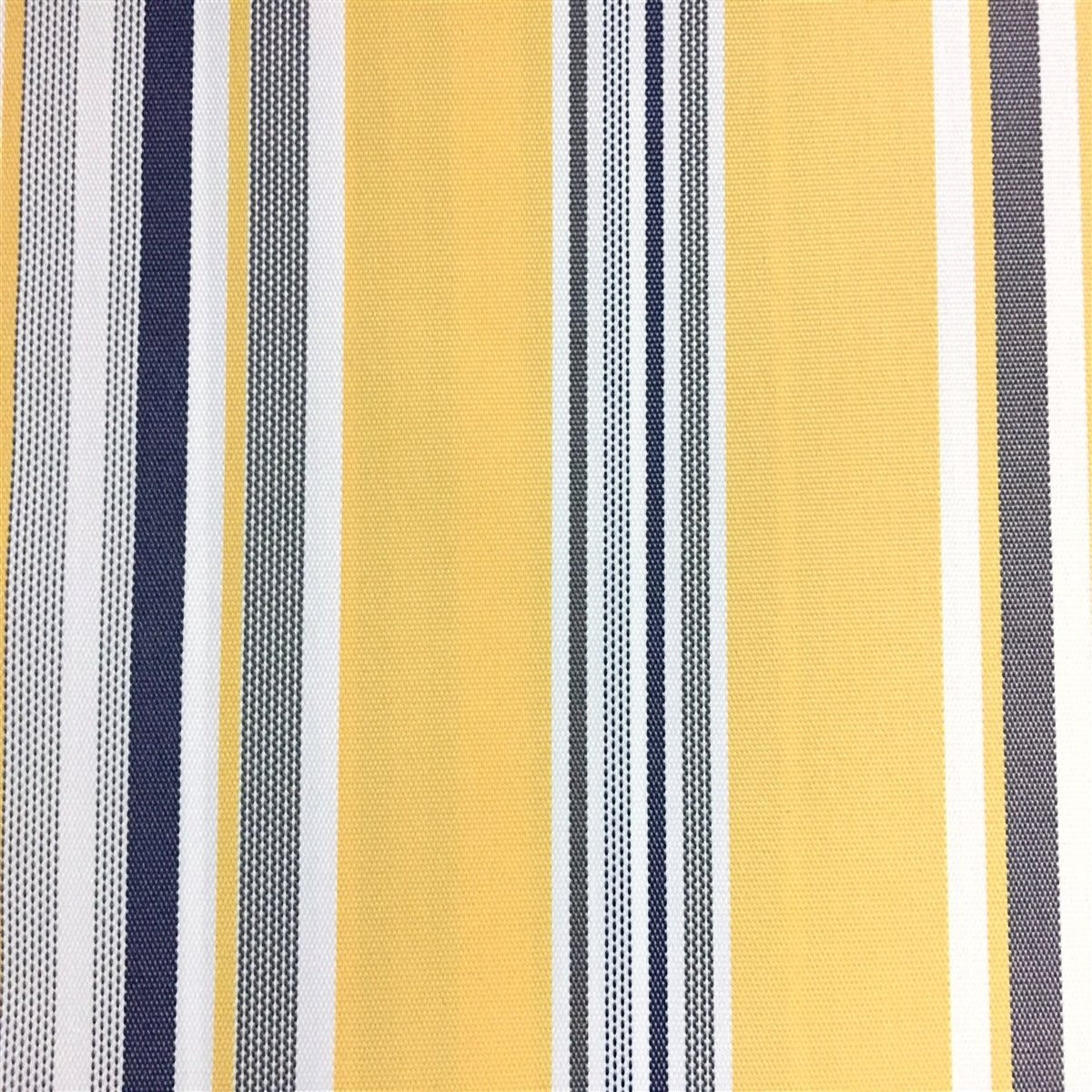 Multi Striped Oak 100% Waterproof Outdoor Canvas Patio Fabric