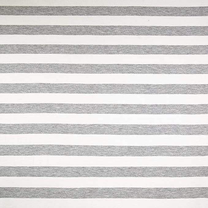 Rayon Spandex Jersey Knit Fabric – 58/60” Stripe Fabric | By the Yard