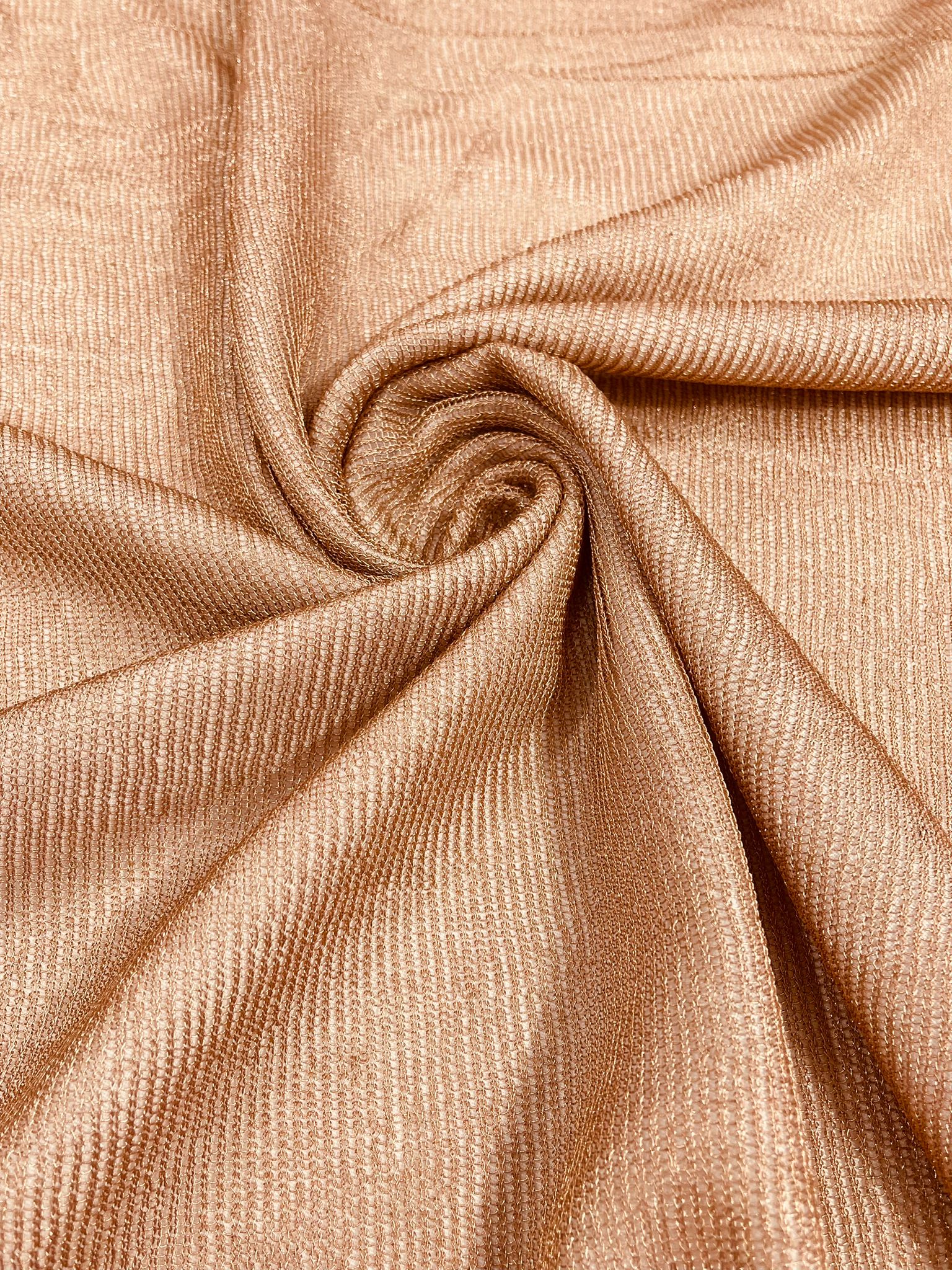 58/60" Wide Stretch Metallic Chainmail Faux Chain sheer Fabric/Cosplays Costumes.