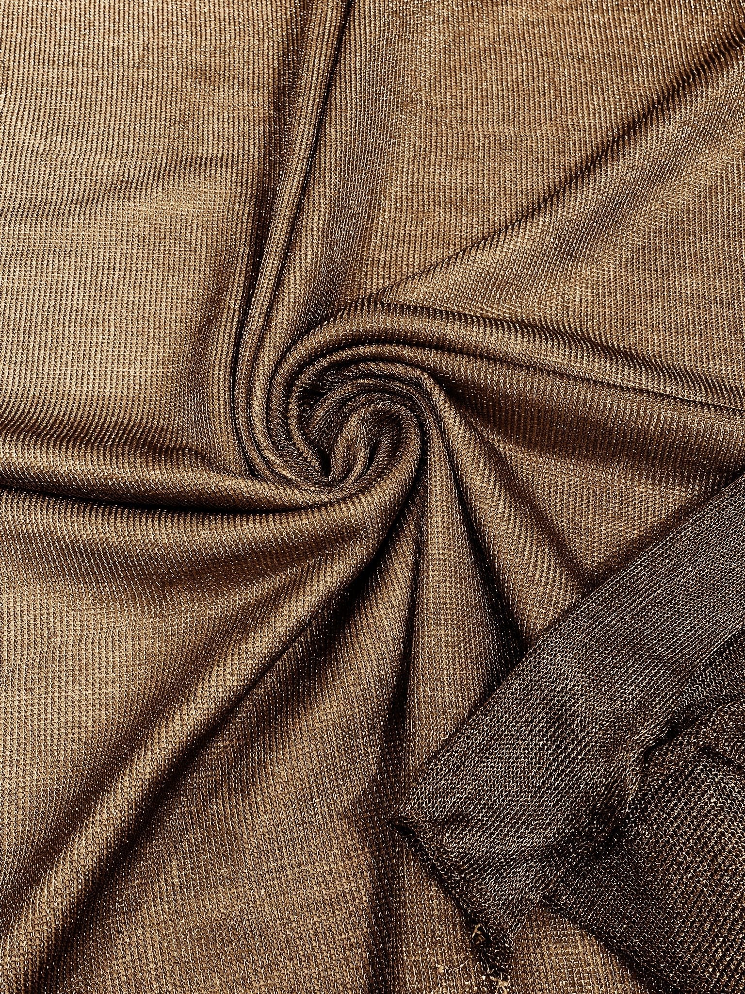 58/60" Wide Stretch Metallic Chainmail Faux Chain sheer Fabric/Cosplays Costumes.