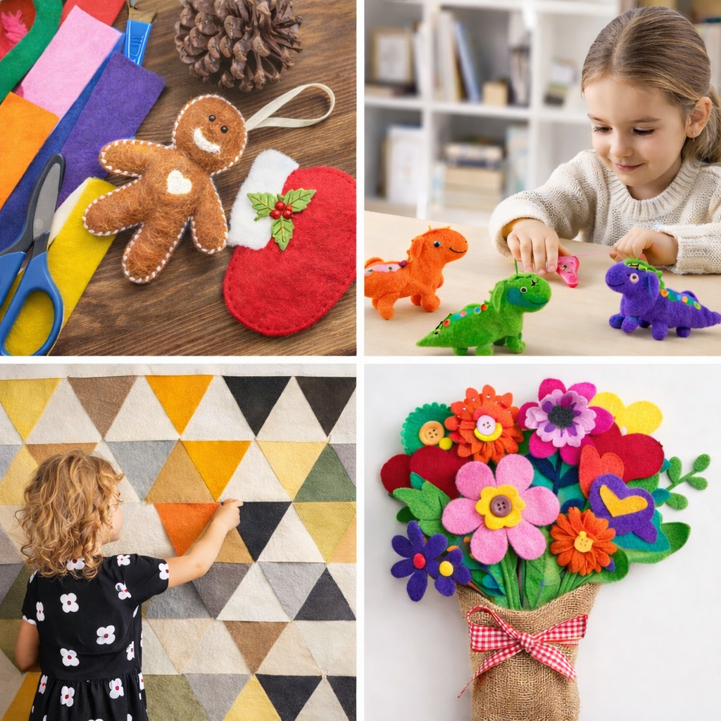 Acrylic Felt Fabric by the Yard – 72" Wide, 1.6mm Thick | FabricLA