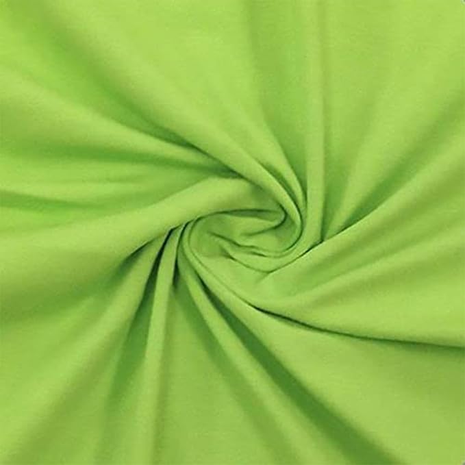Cotton Spandex Jersey Knit Fabric | Lime | 12oz