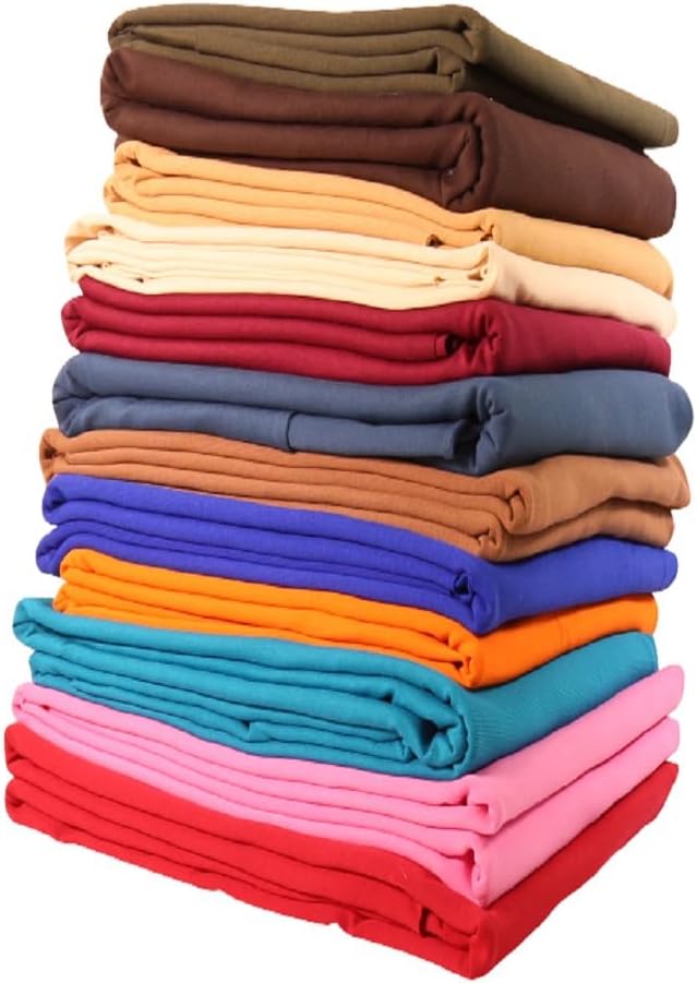 12oz Cotton Spandex Jersey Knit Fabric, 58/60" Wide