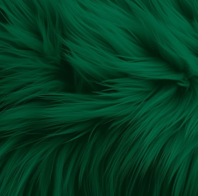 Faux Fur Fabric Squares For DIY Crafts 6X6 Inch Shaggy Fur Patches