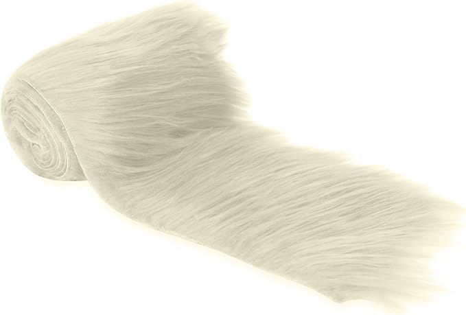 Faux Fur Fabric Trim Precut 8X60 Inch Craft DIY Costume Pack