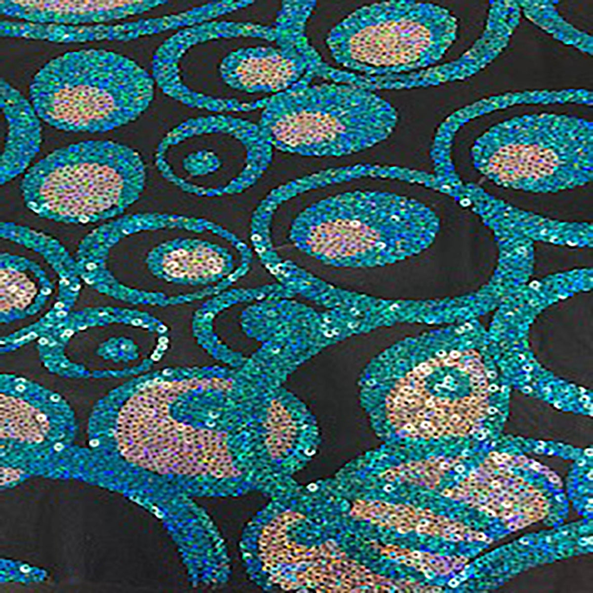 Mesh With Romance Sequin Hologram Fabric  | Spandex Palace