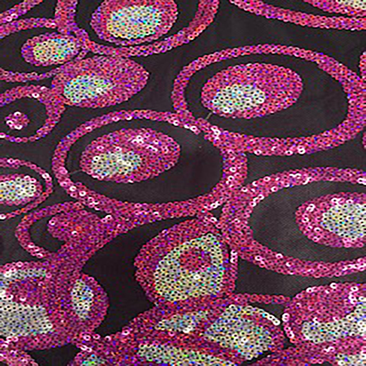 Mesh With Romance Sequin Hologram Fabric  | Spandex Palace