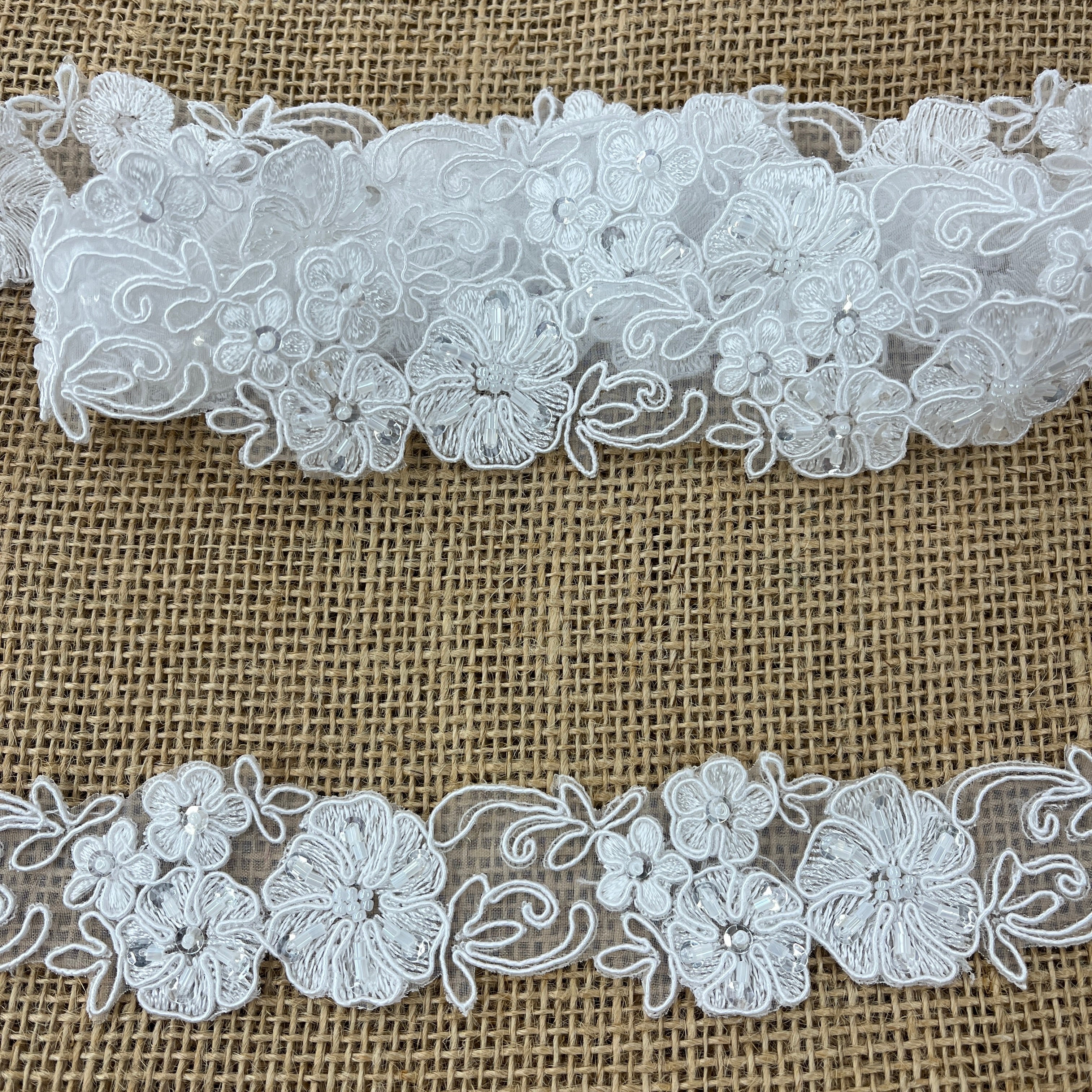 Beaded & Corded Lace Trim for Dresses, Costumes & DIY | Lace USA - 96281N-BP