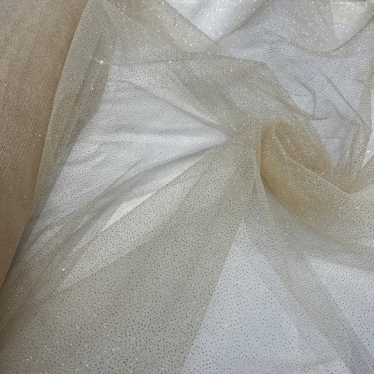 Glitter Mesh Fabric – 60" Wide Sparkle Net for Dresses & Costumes | Lace USA - Glitter Mesh