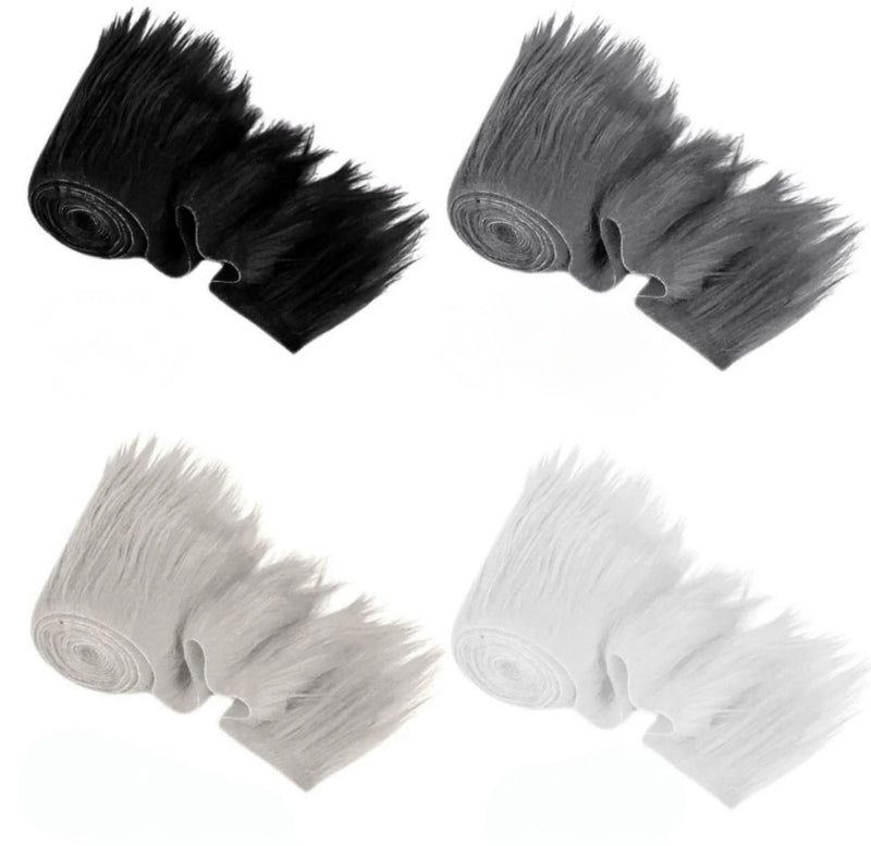 Faux Fur Fabric Trim Precut 6X60 Inch DIY Craft Costume Pack