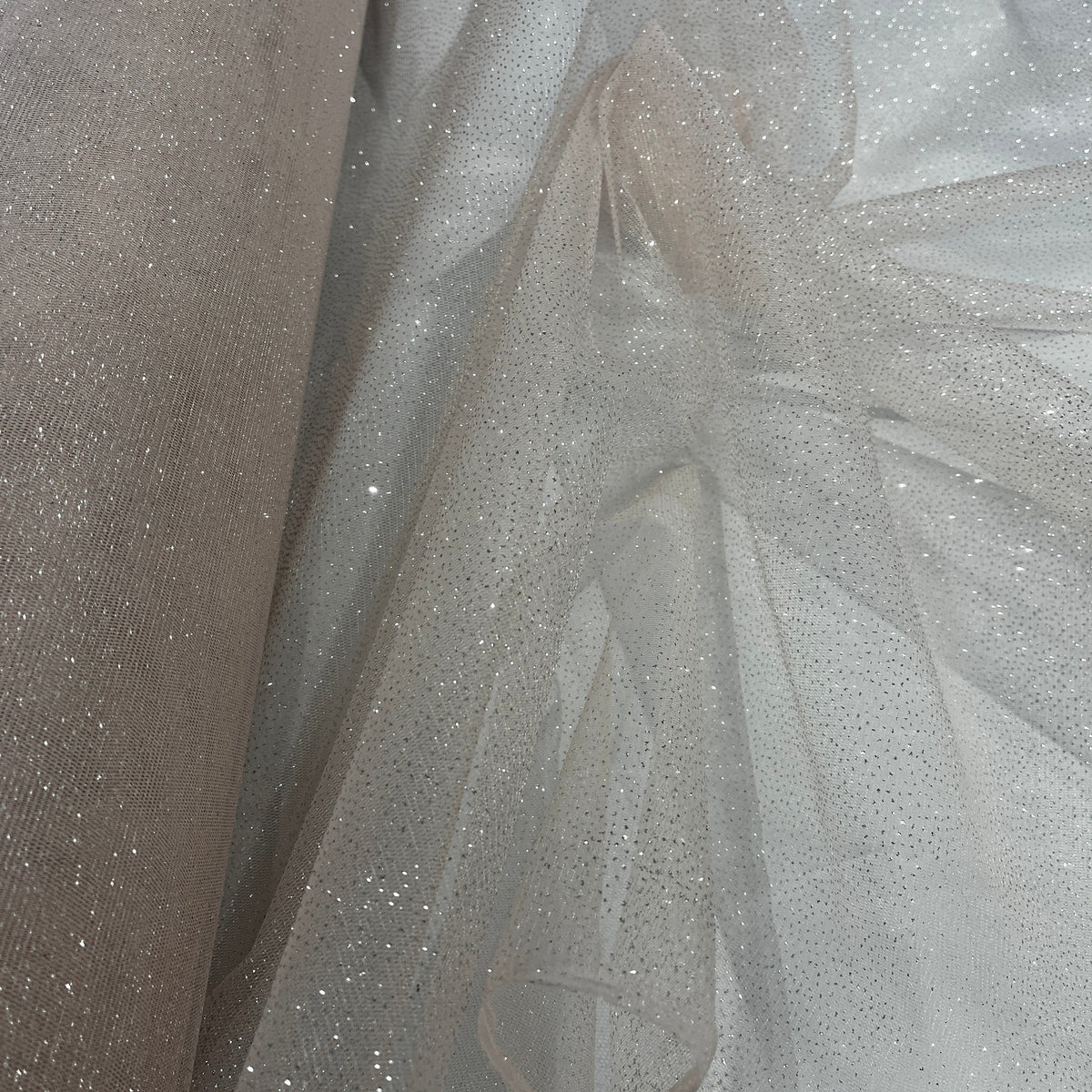 Glitter Mesh Fabric – 60" Wide Sparkle Net for Dresses & Costumes | Lace USA - Glitter Mesh