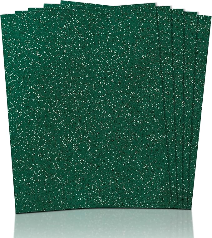 Glitter Felt Sheets – 9x12" - 5 Pieces | 1.6mm Thick