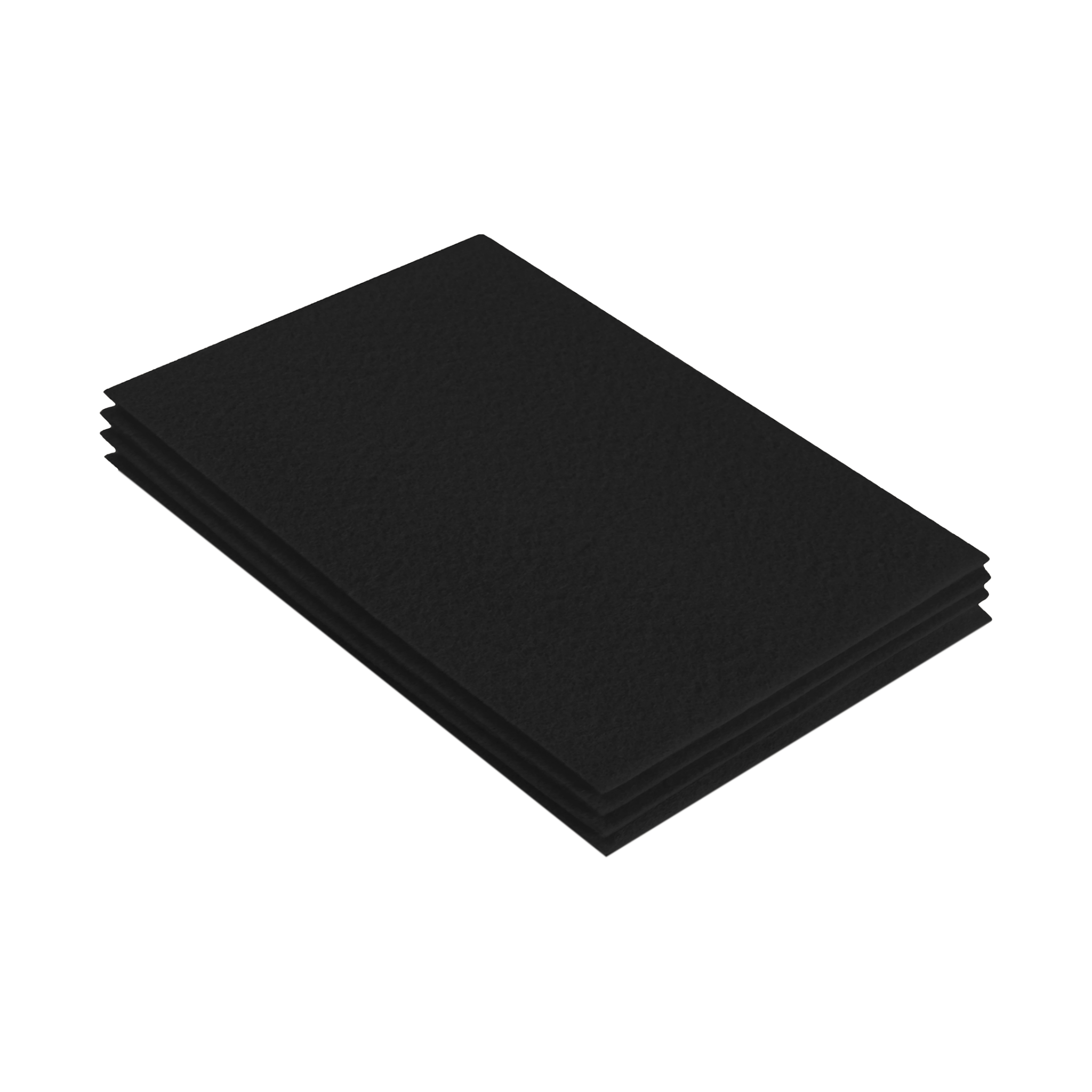 Acrylic Felt Sheet Packs 9"X12" | Black