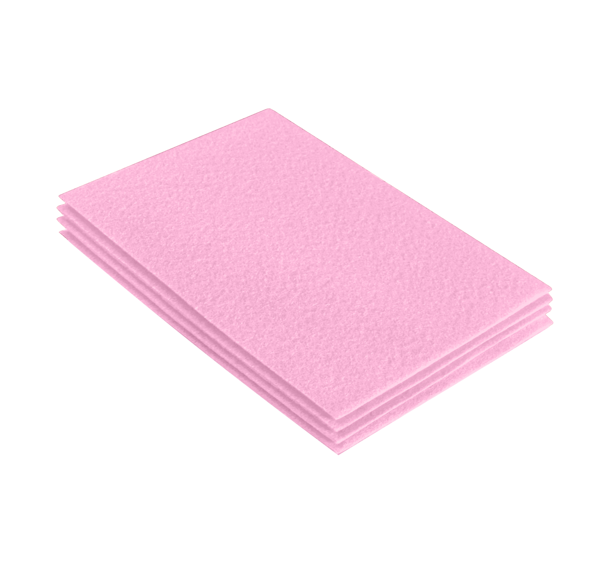 Acrylic Felt Sheet Packs 9"X12" | Baby Pink