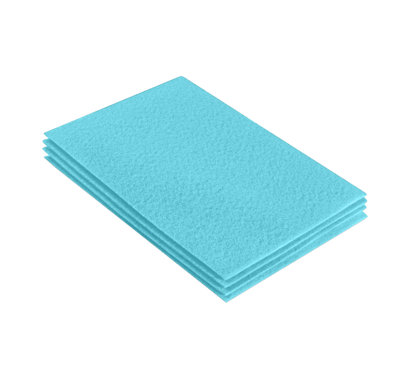 Acrylic Felt Sheet Packs 9"X12" | Baby Blue