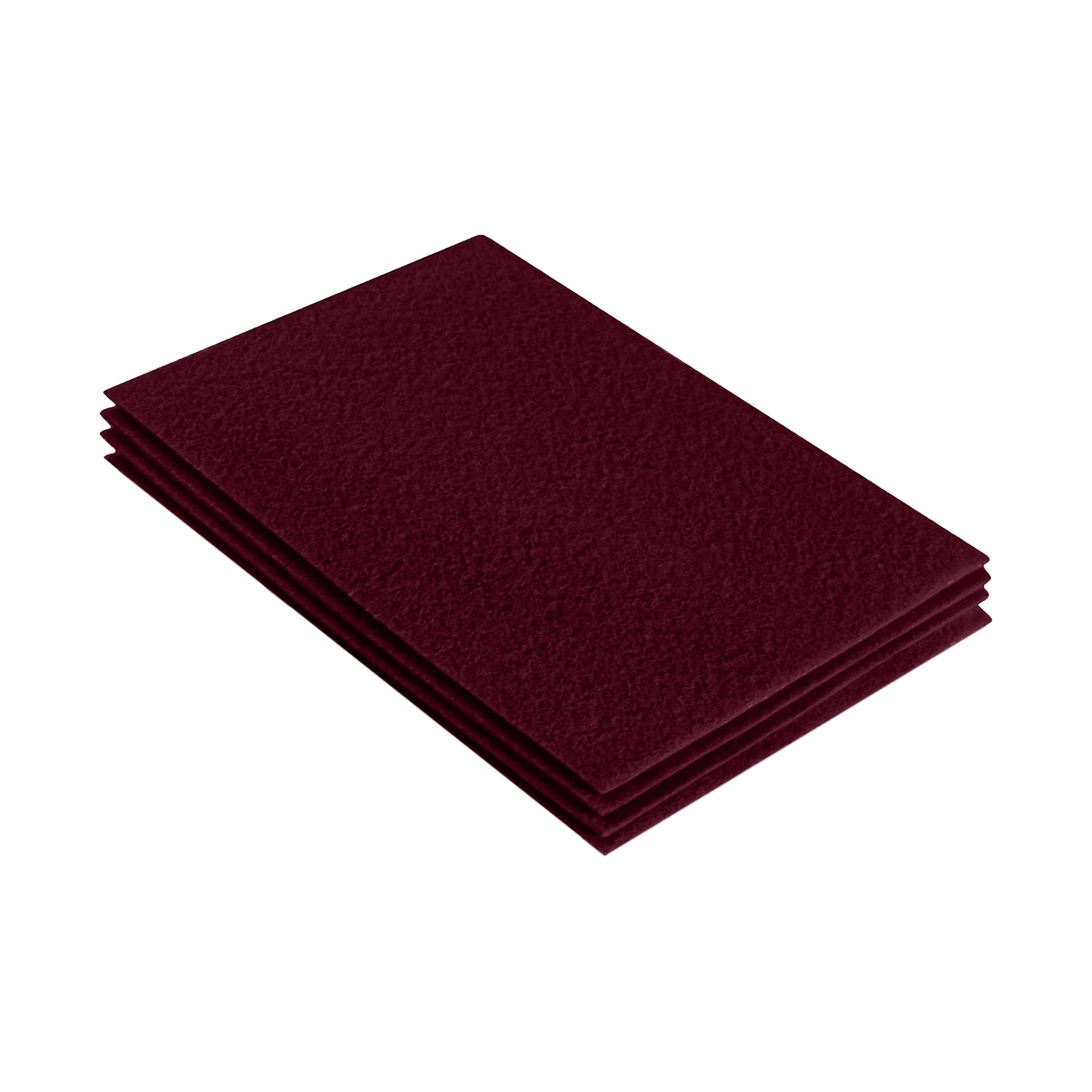 Acrylic Felt Sheet Packs 9"X12" | Burgundy