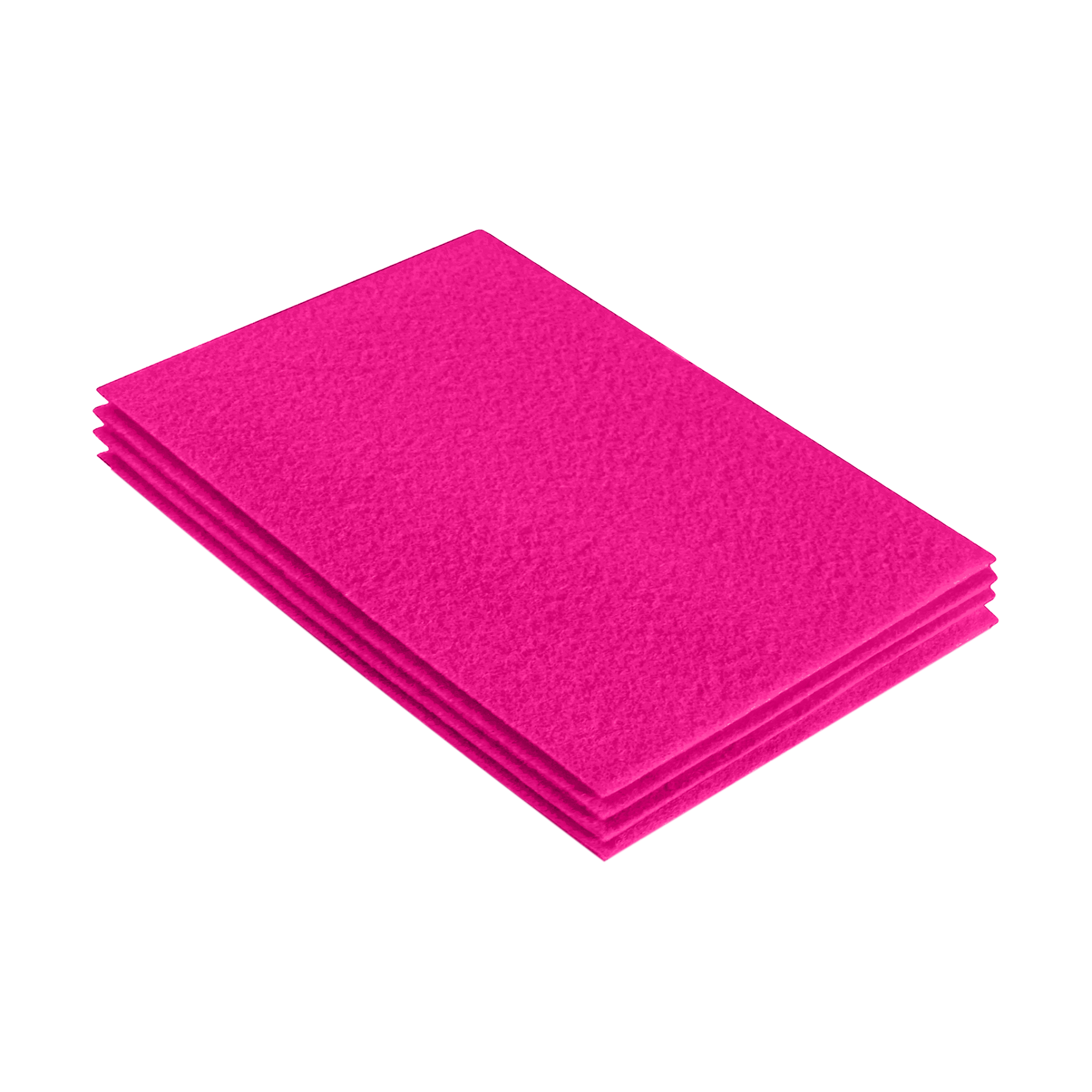 Acrylic Felt Sheet Packs 9"X12" | Neon Pink