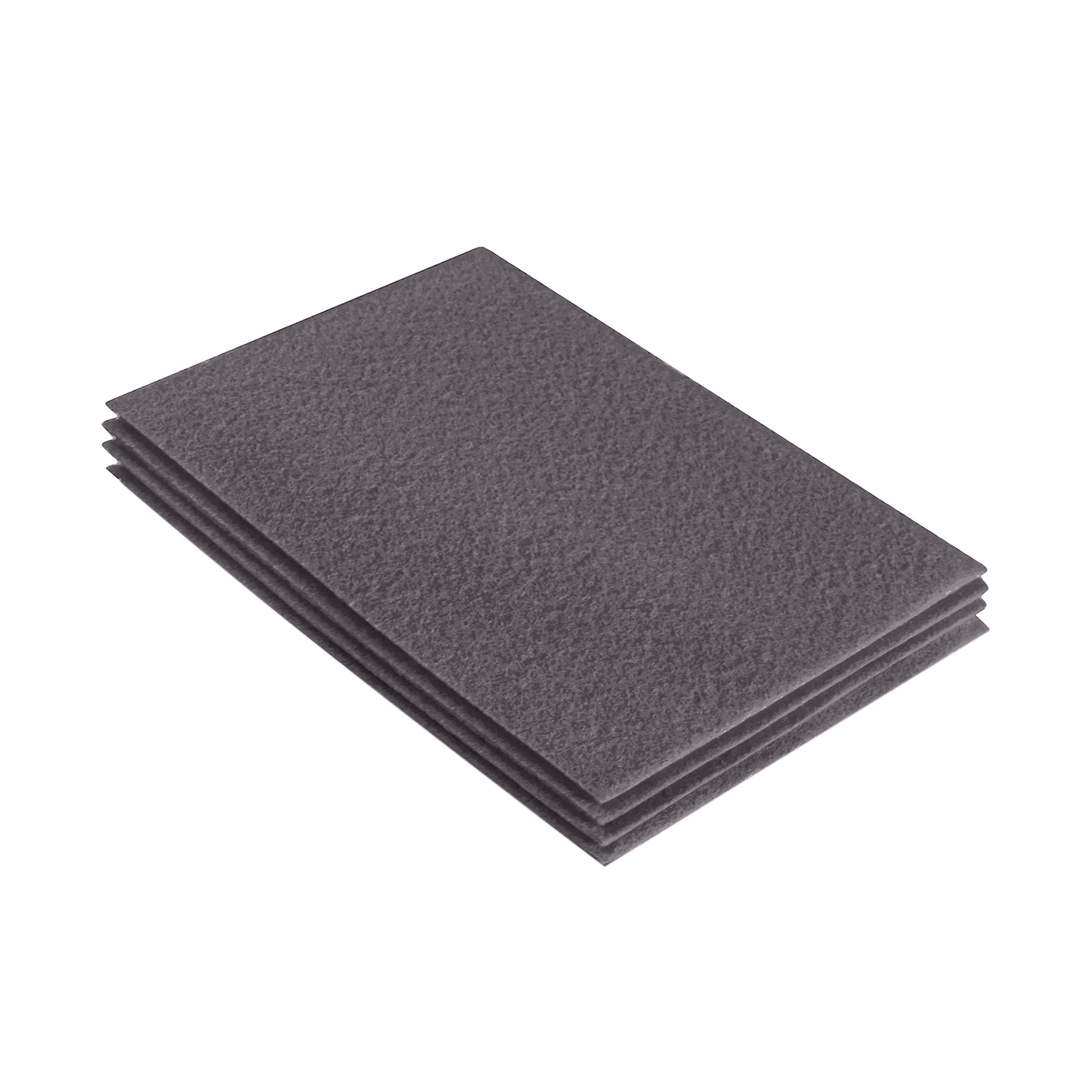 Acrylic Felt Sheet Packs 9"X12" | Platinum Gray