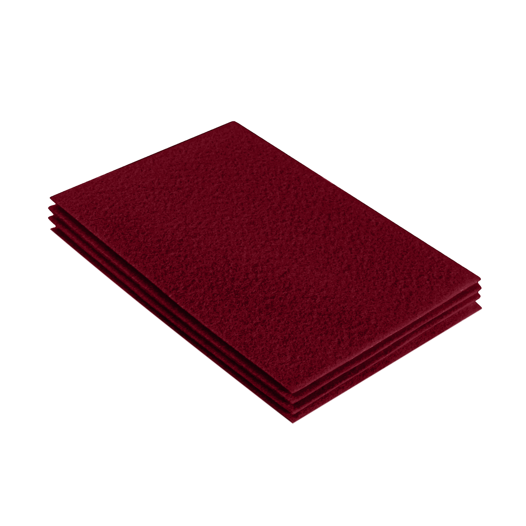 Acrylic Felt Sheet Packs 9"X12" | Dark Red