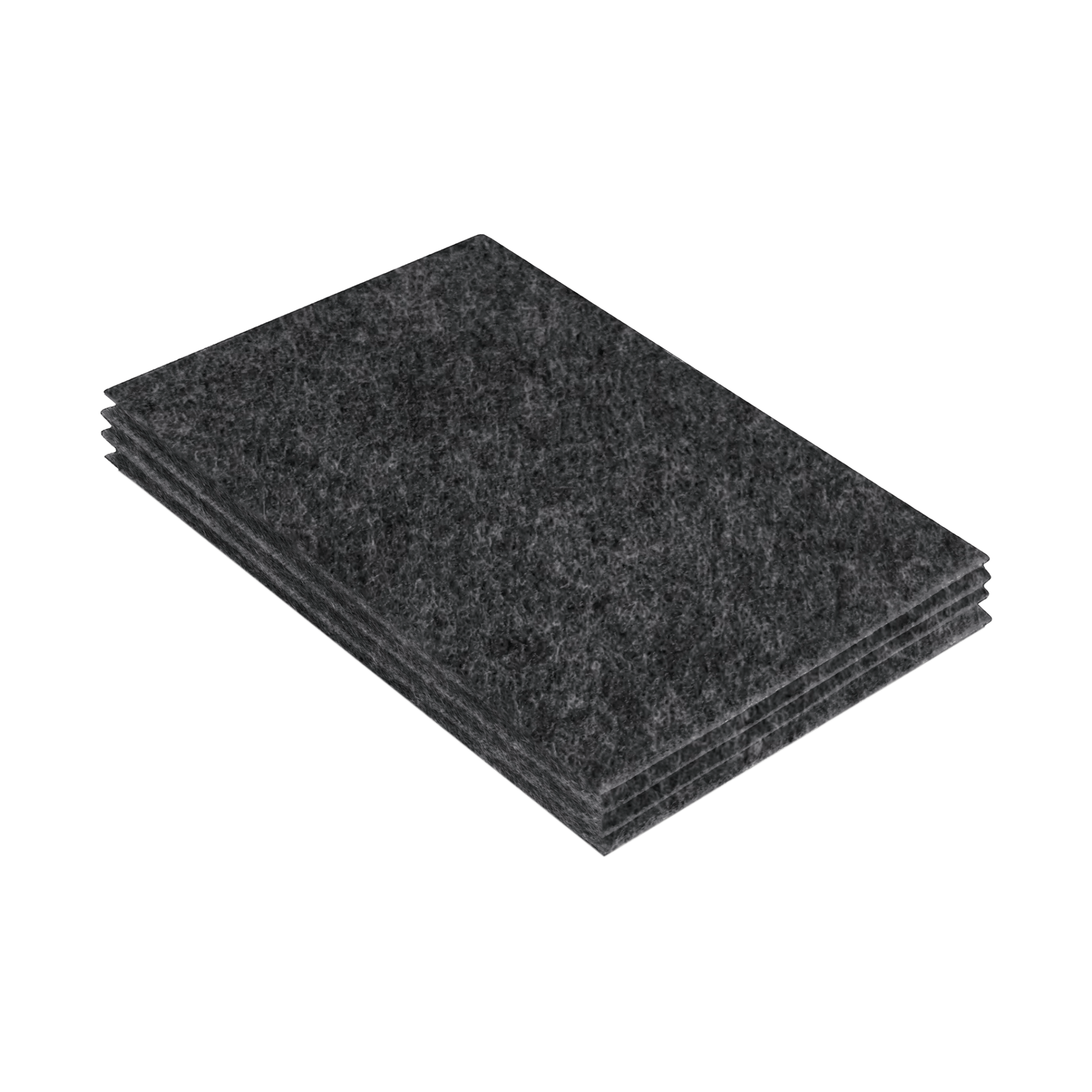 Acrylic Felt Sheet Packs 9"X12" | Charcoal