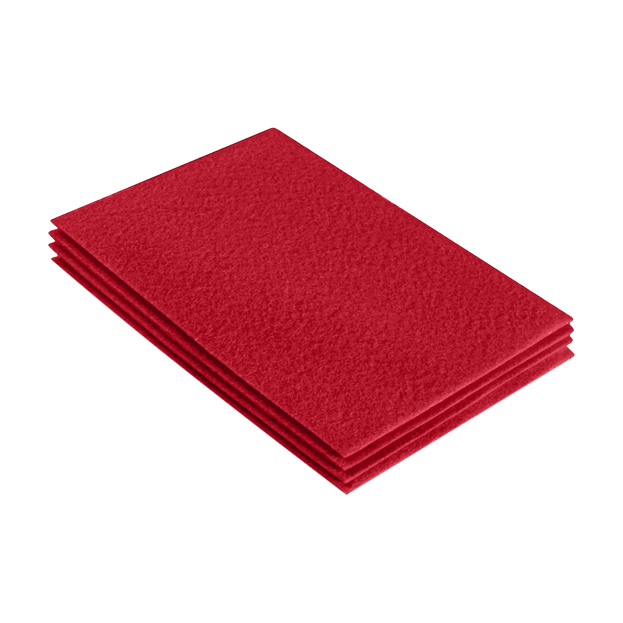 Acrylic Felt Sheet Packs - 9"X12" | Red