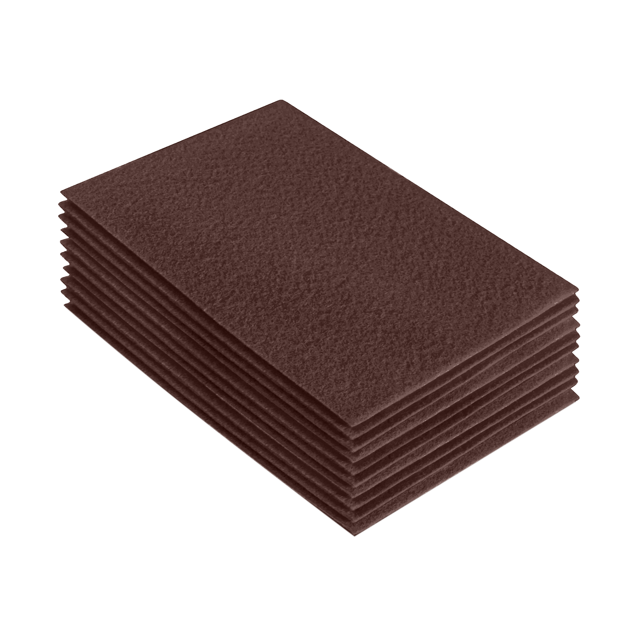Acrylic Felt Sheets 9"X12" Packs | Brown