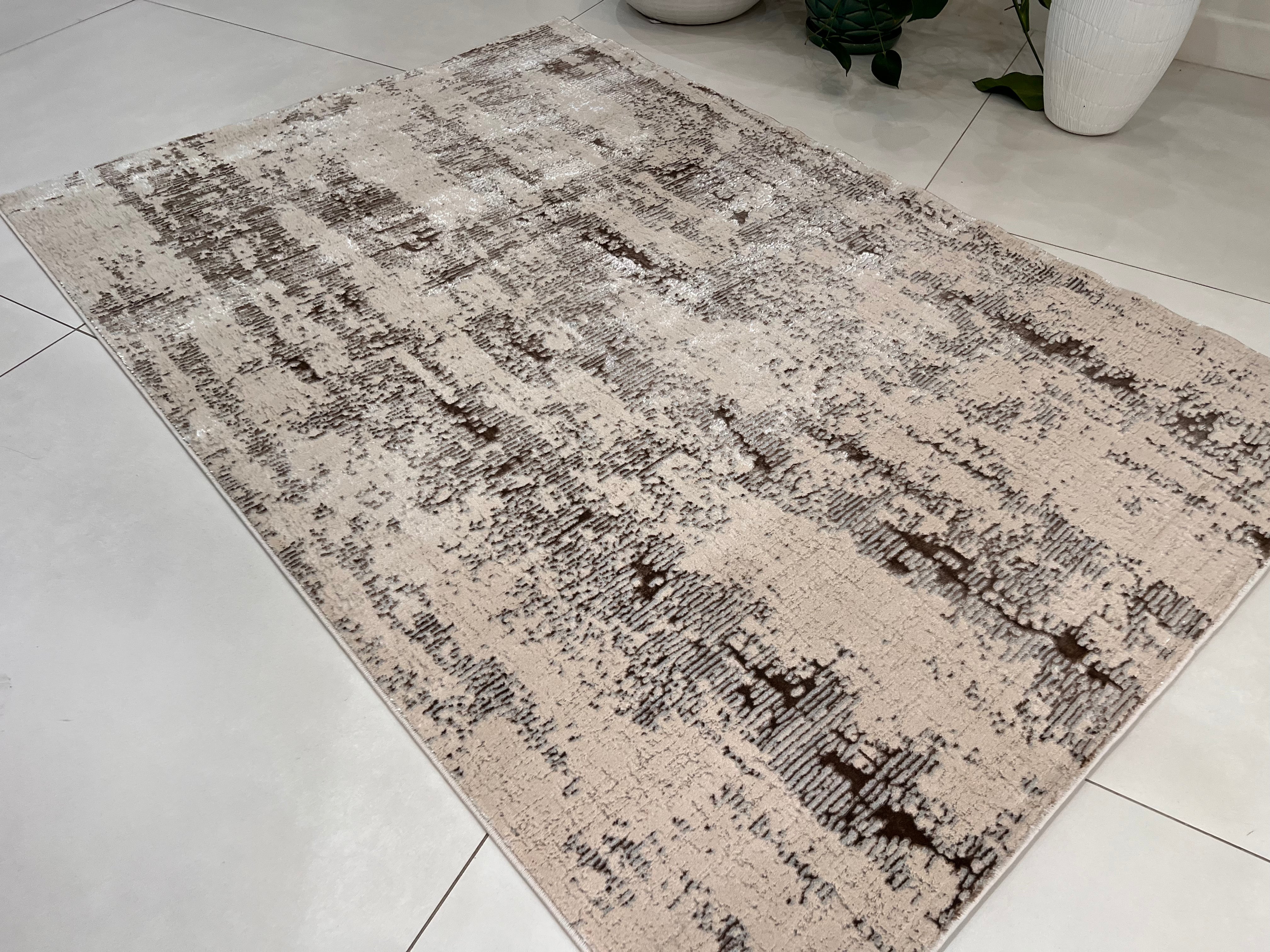 Color-Changing Polyester Viscose Blend Area Rug | Style# BIV 607 - Flat Weave Rug