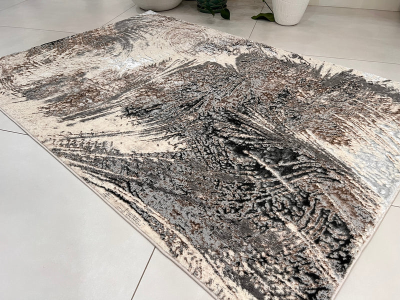 Color-Changing Polyester Viscose Blend Area Rug | Style# BIV 606 - Flat Weave Rug