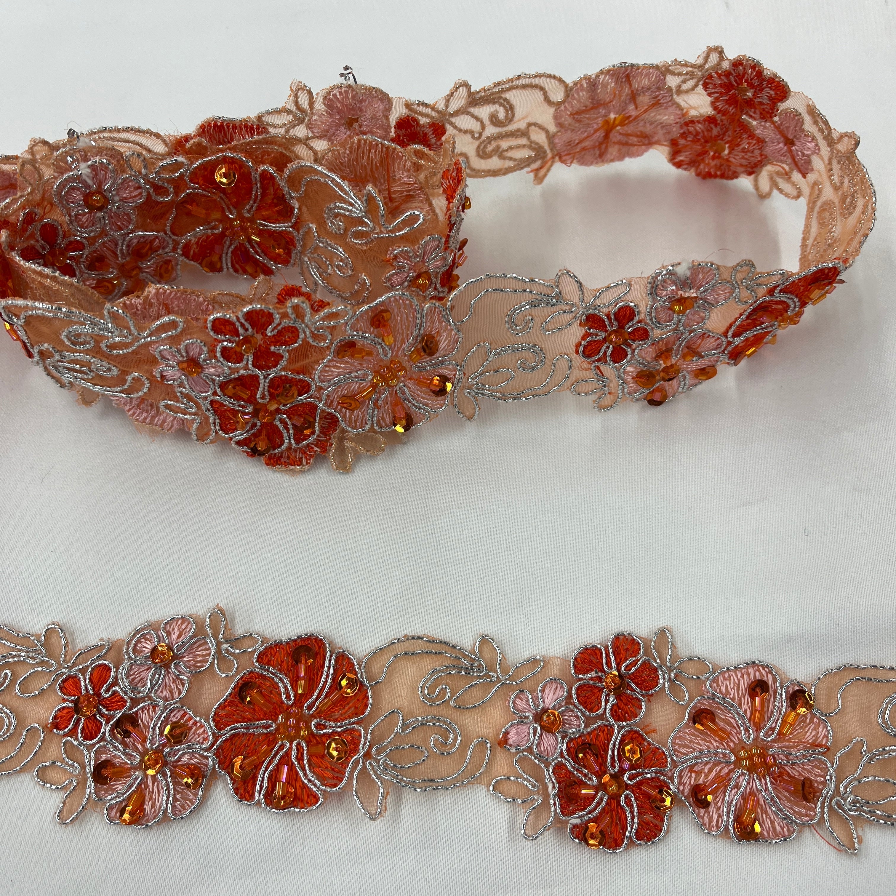 Beaded & Corded Lace Trim for Dresses, Costumes & DIY | Lace USA - 96281N-BP