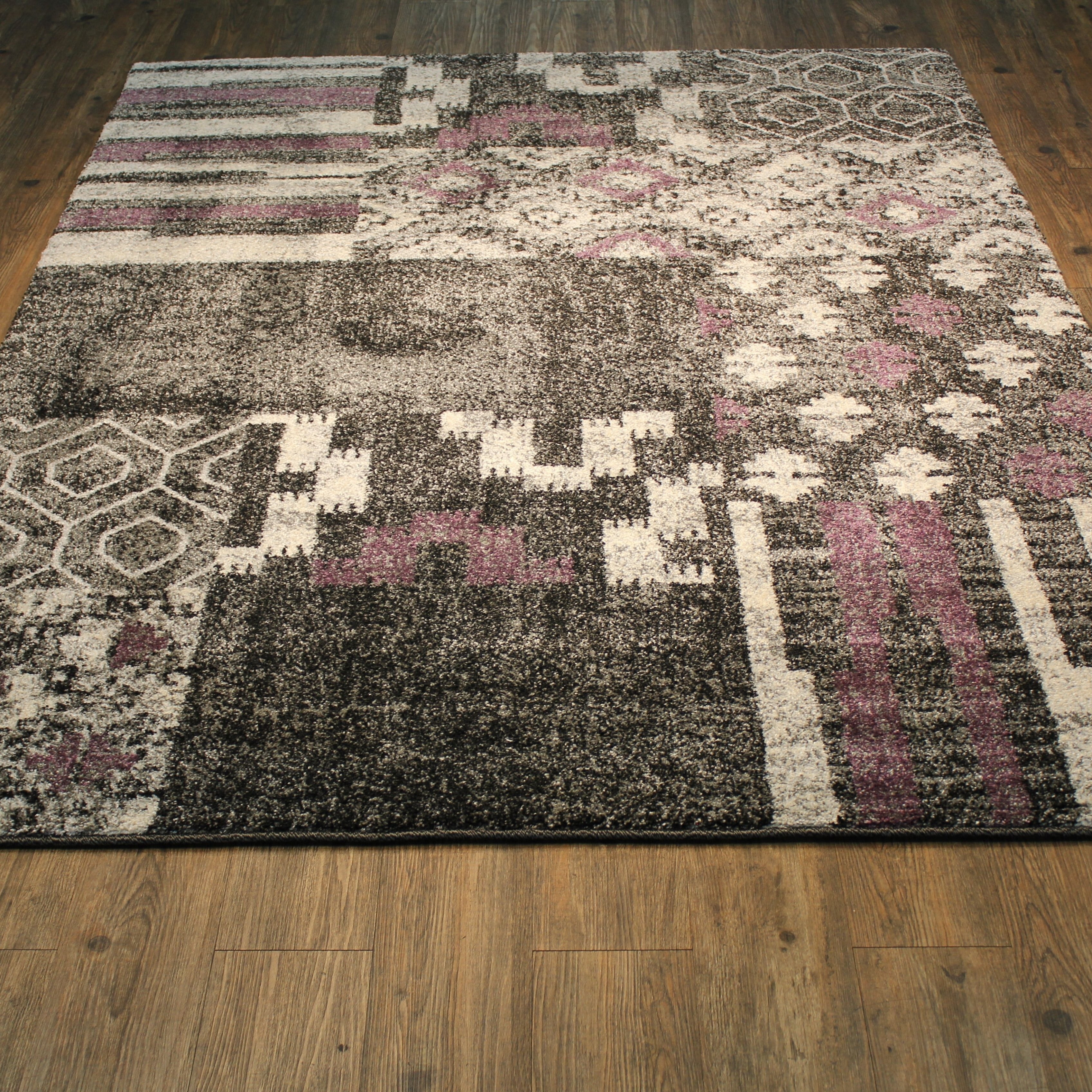 Luxuriously Plush Vintage Inspired Boho Area Rug/ Carpet