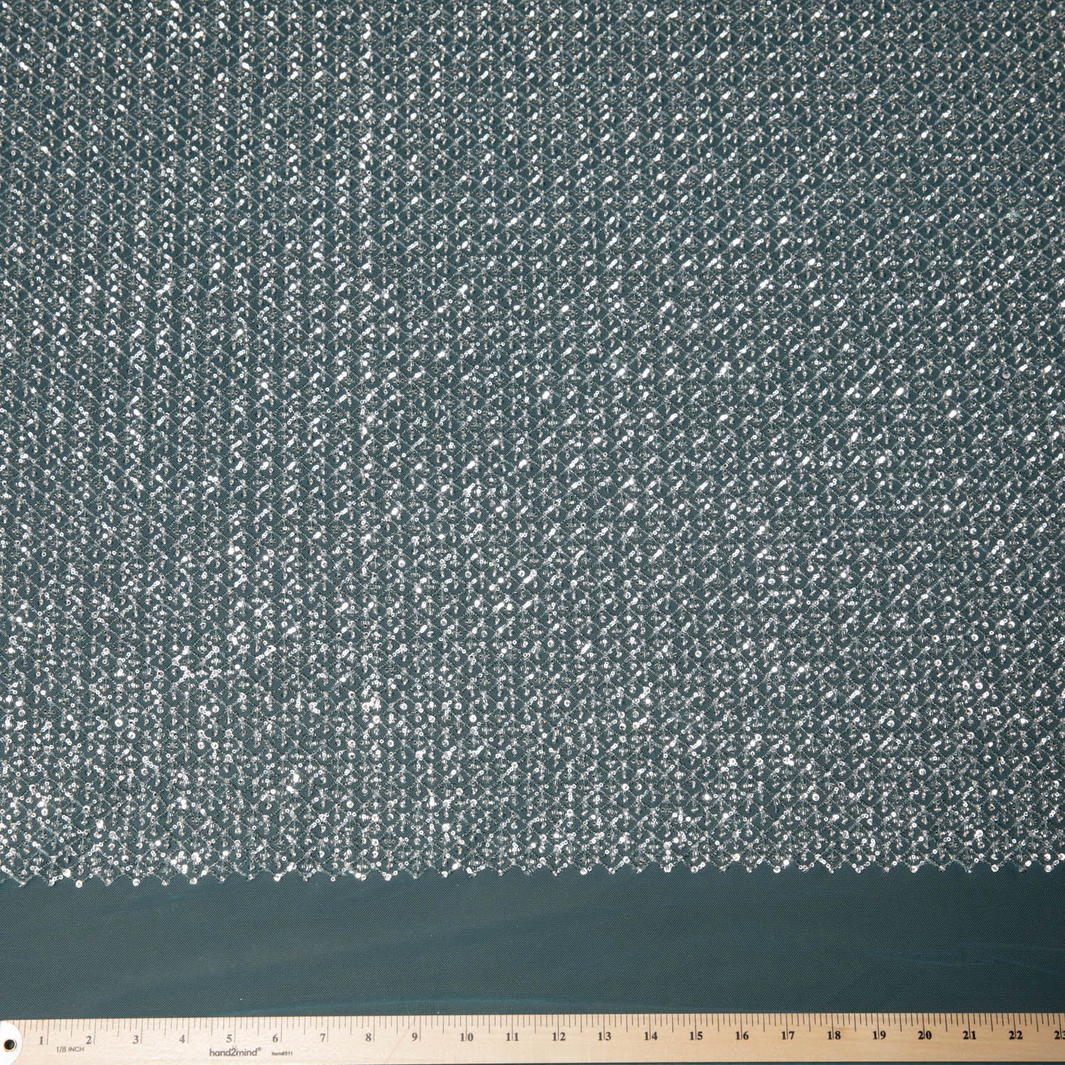 Tulle Lace Fabric Embroidered with Sequins and Exquisite Pattern 52" Wide | Exquisite Fabric