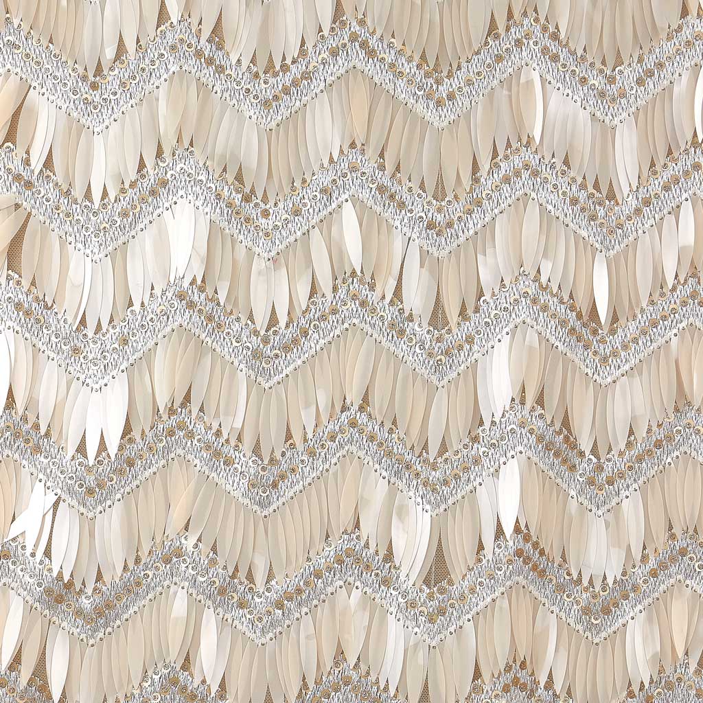 Athena Embroidered Mesh Sequin Fabric | Blue Moon Fabrics