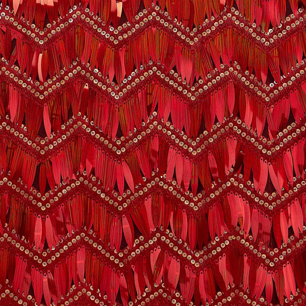 Athena Embroidered Mesh Sequin Fabric | Blue Moon Fabrics