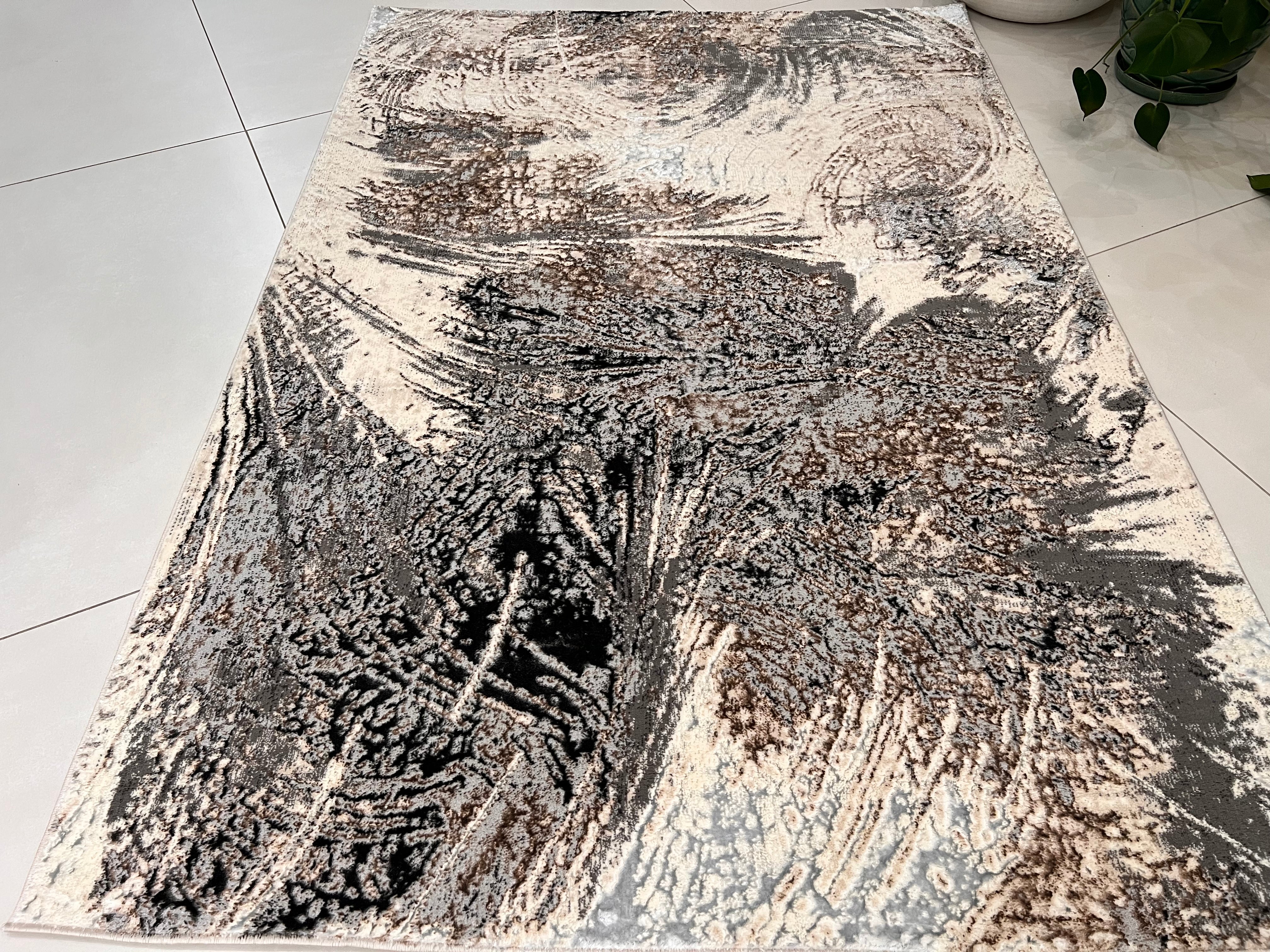 Color-Changing Polyester Viscose Blend Area Rug | Style# BIV 606 - Flat Weave Rug