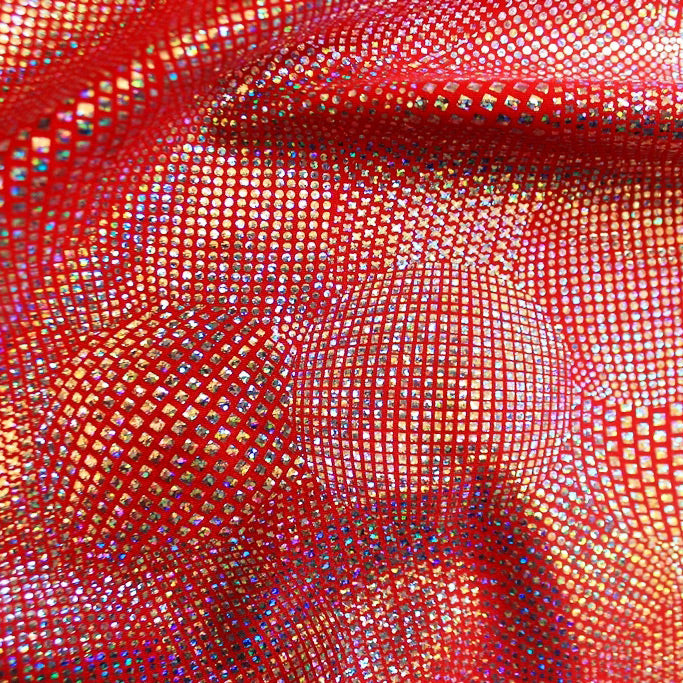 Beach Ball Foiled Spandex | Blue Moon Fabrics