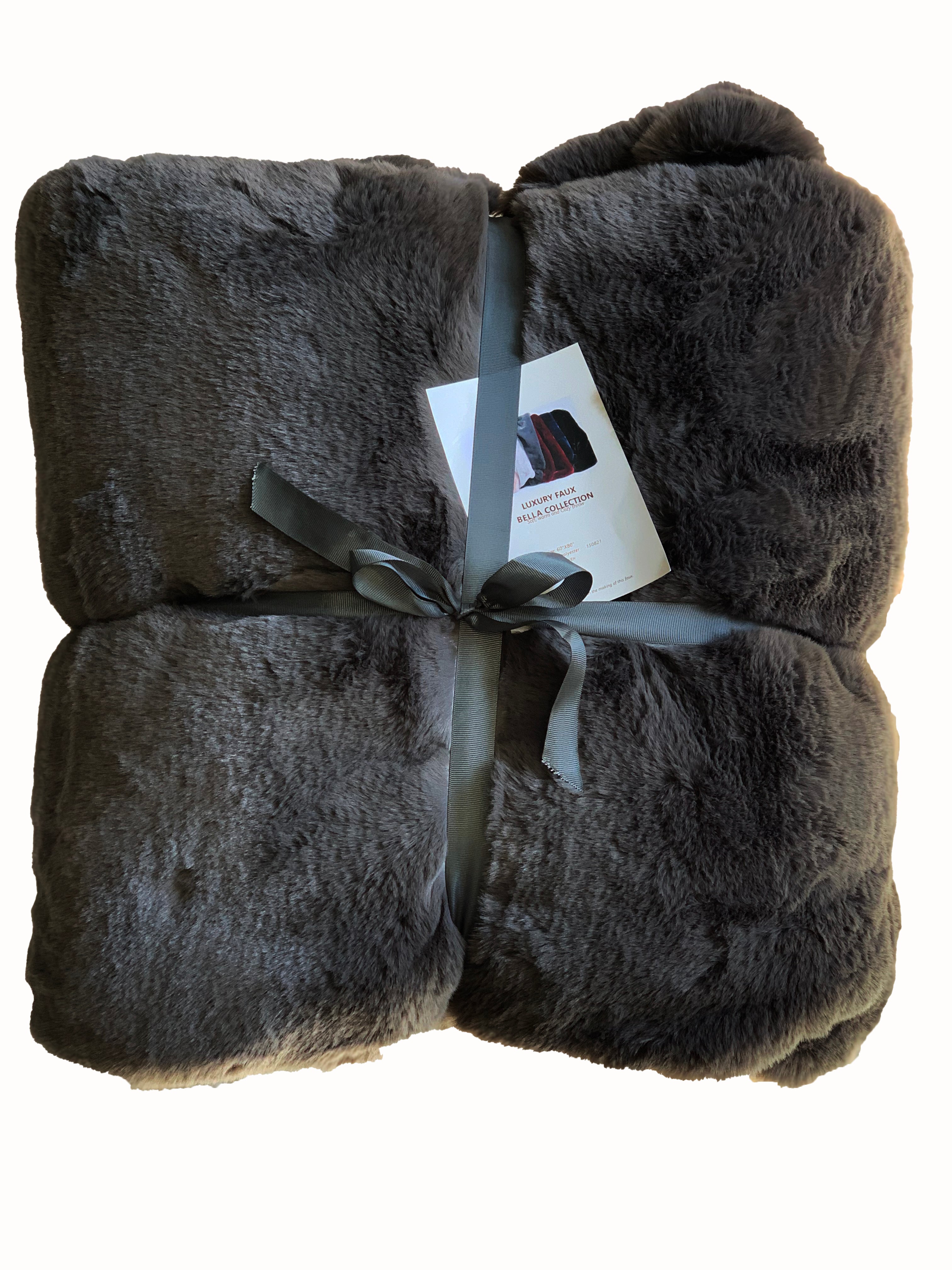 Bella Luxury Faux Fur Throw Blanket Collection