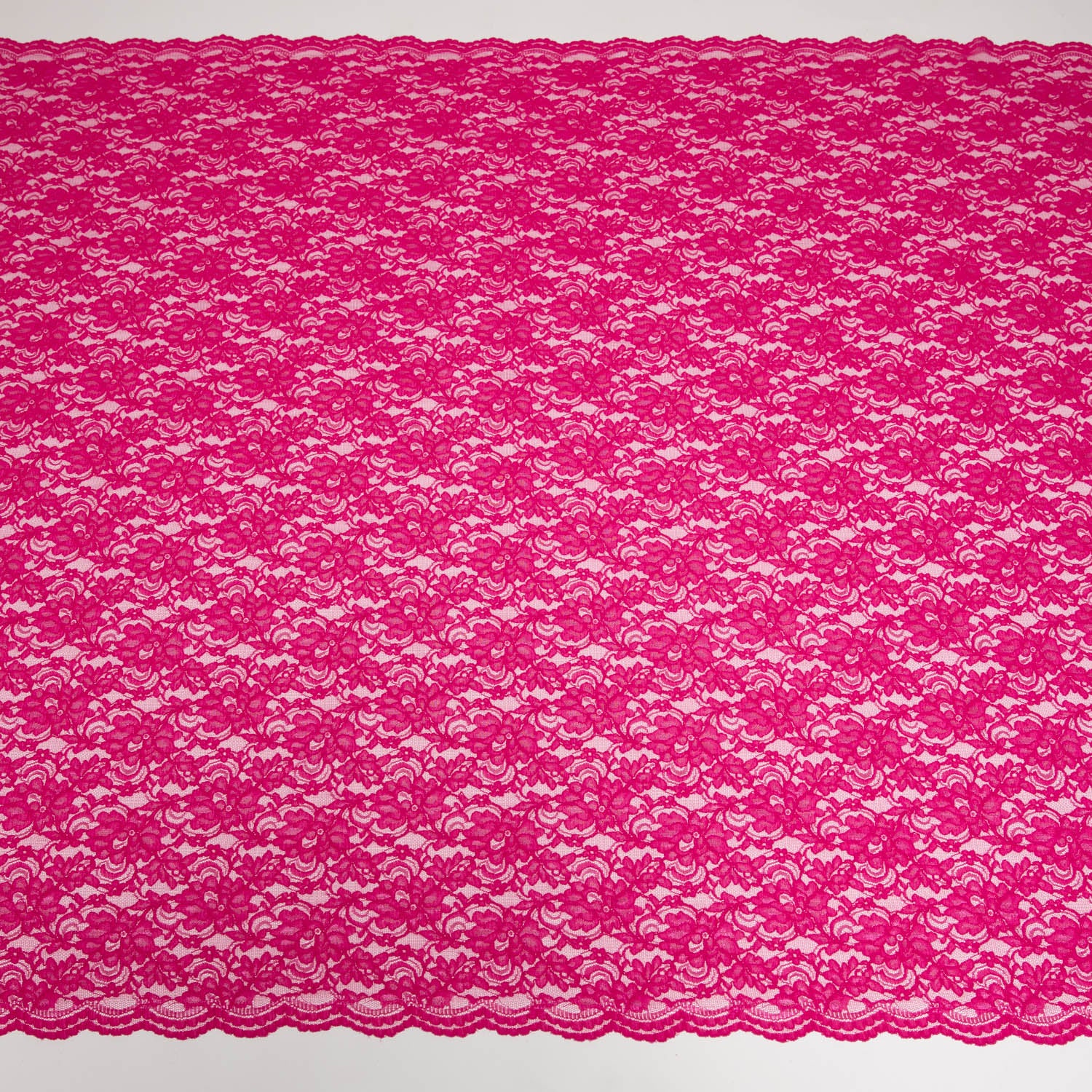 BERRY CORDED RASCHEL LACE FABRIC WITH ELEGANT FLORAL PATTERN 55% NYLON 45% COTTON  52/54" WIDE | Exquisite Fabric
