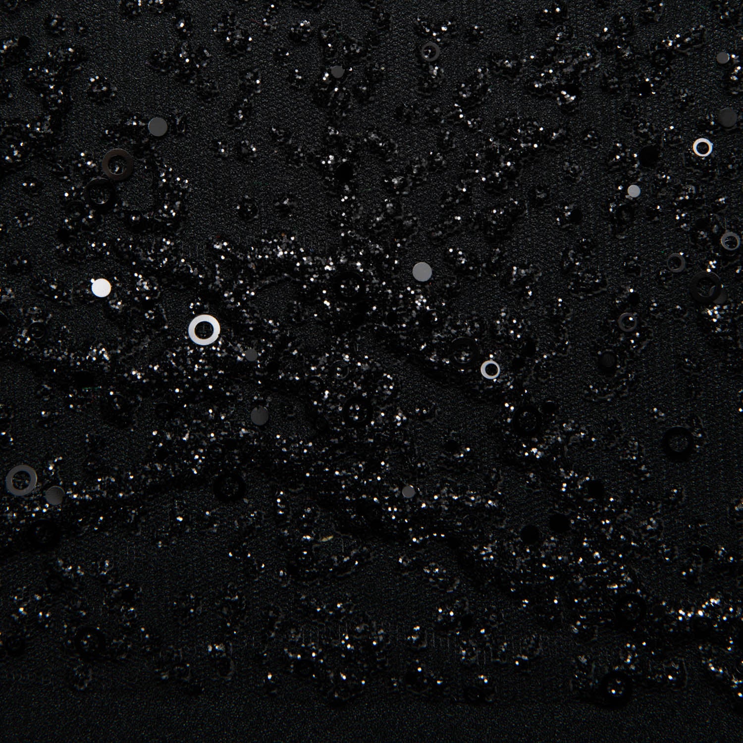 BLACK  P/SOFT LACE FABRIC GLITTER 56/58" WIDE | Exquisite Fabric