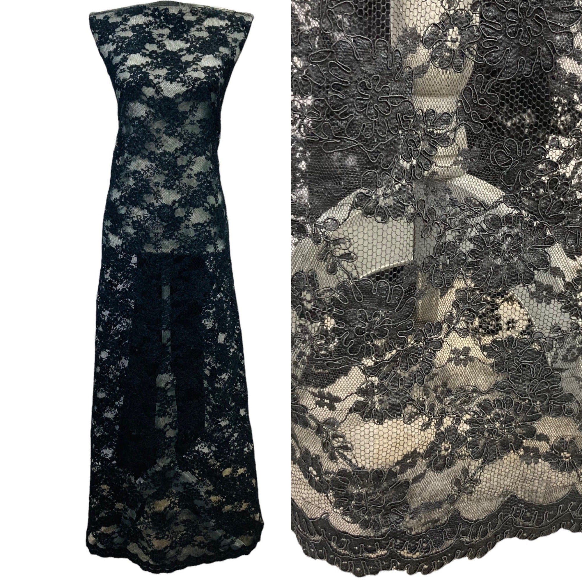 Corded Bridal Lace Fabric  for Wedding, Quinceañera & Festa Dresses | Lace USA - 95994W