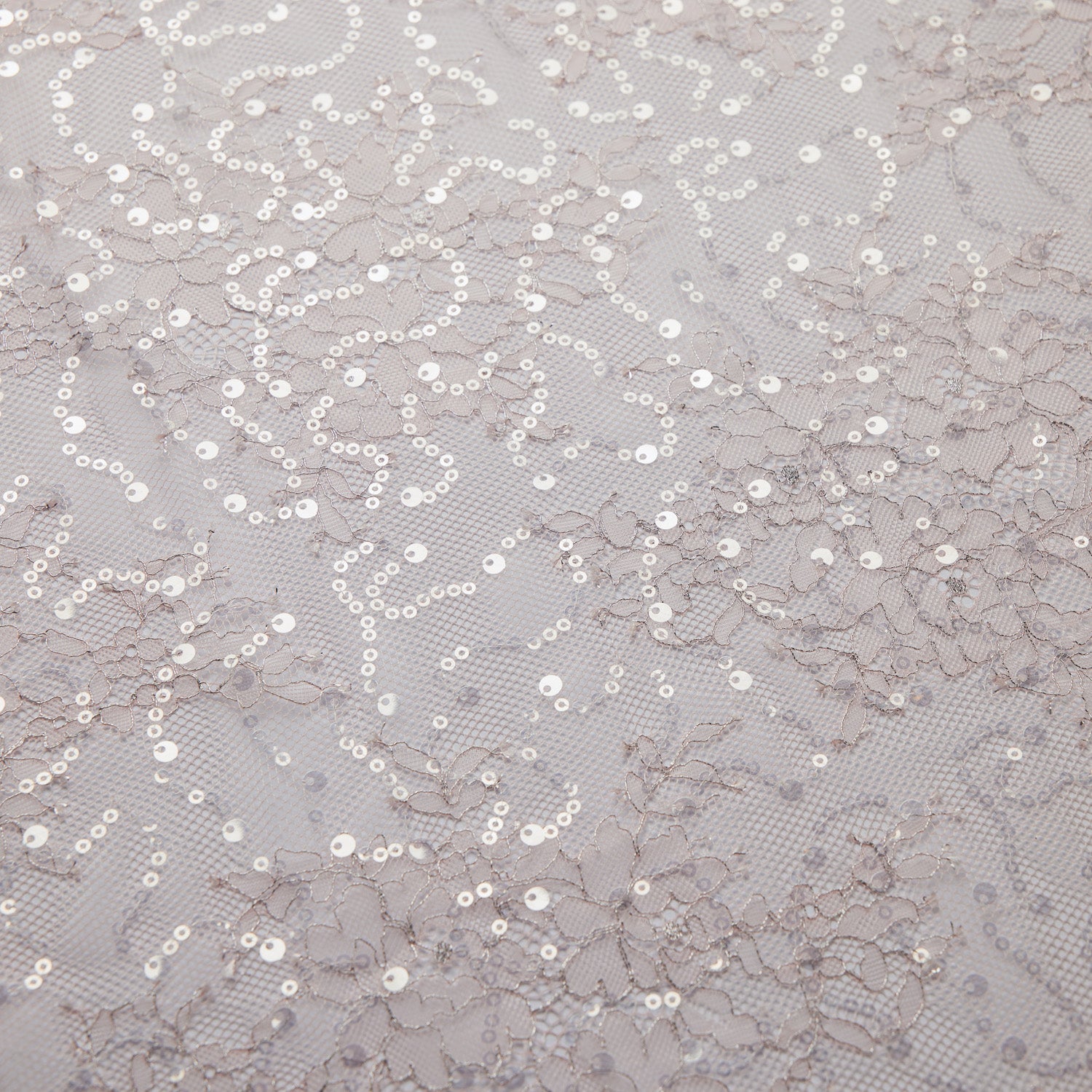 CHANTILLY LACE WITH SPANGLE 100% Nylon Pink - Exquisite Fabrics