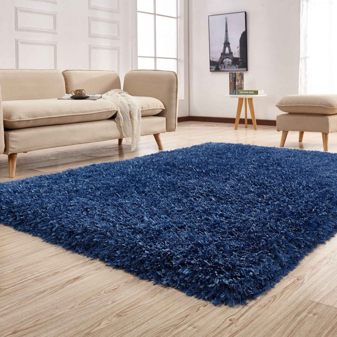 Hand-Tufted Luxe Shag Plush Rug