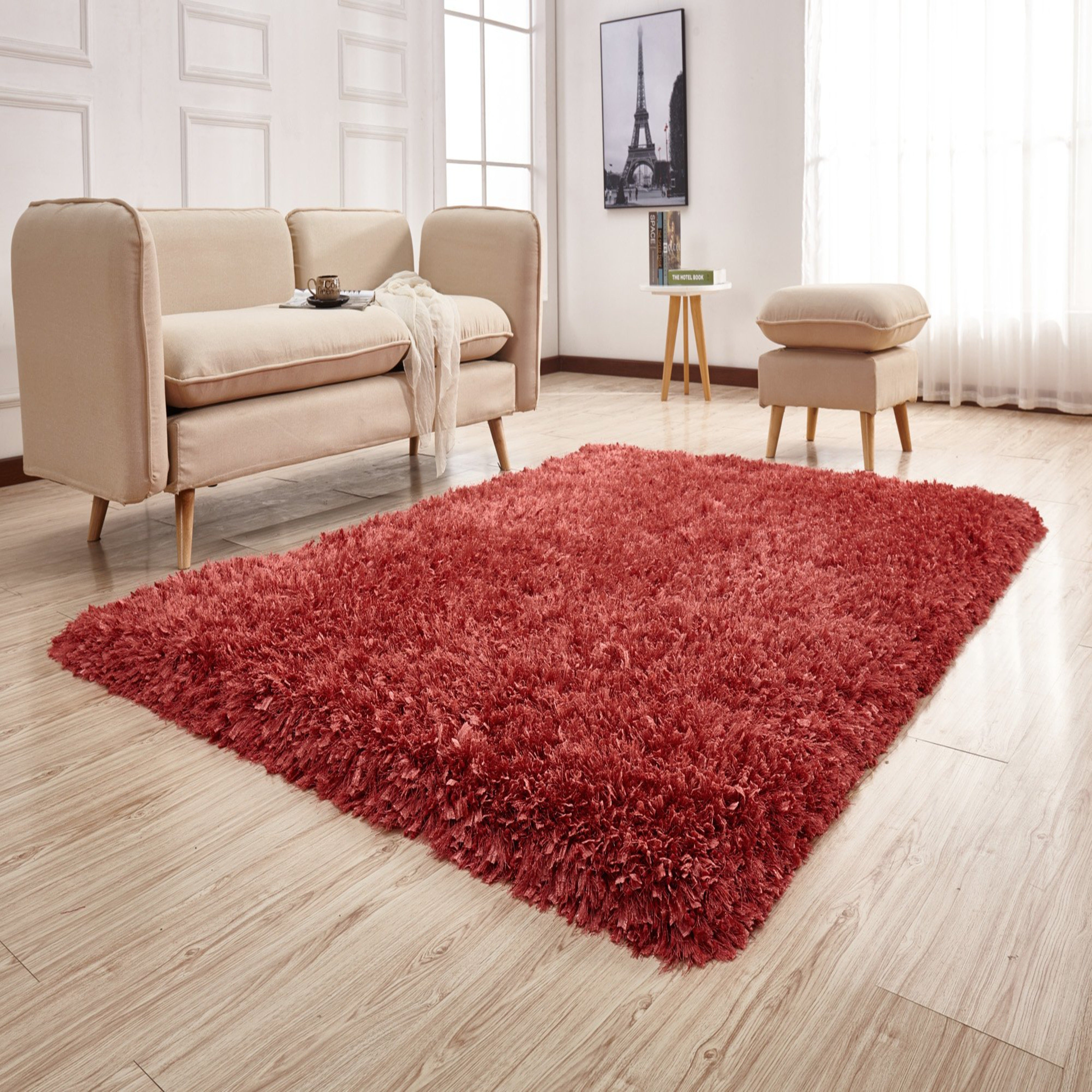 Hand-Tufted Luxe Shag Plush Rug