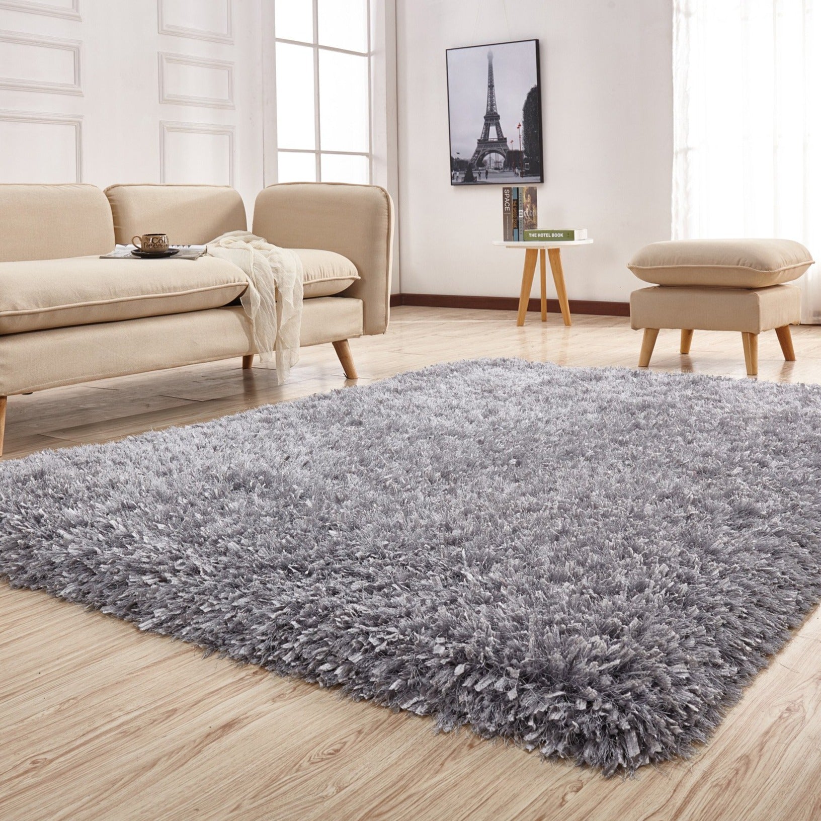 Hand-Tufted Luxe Shag Plush Rug
