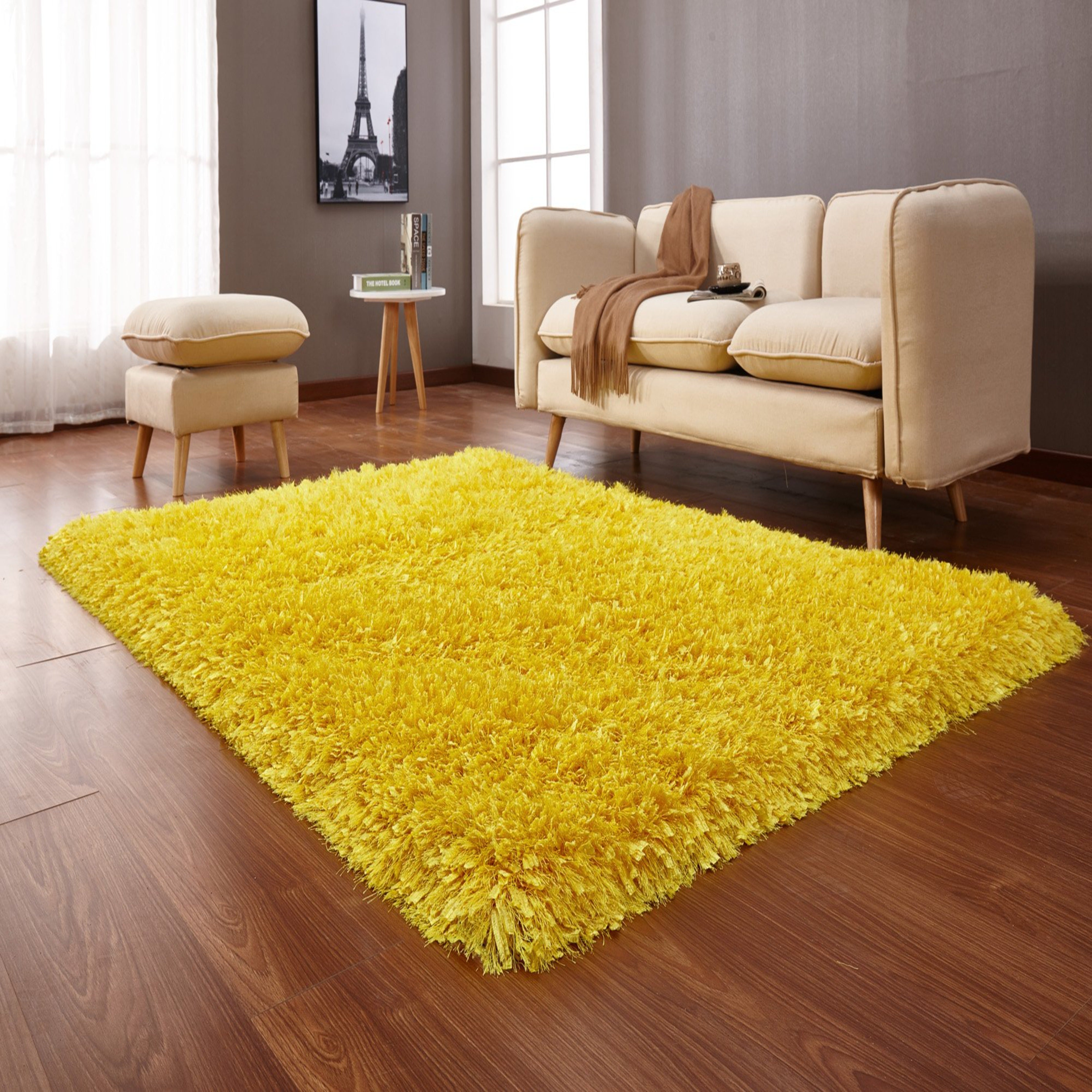Hand-Tufted Luxe Shag Plush Rug