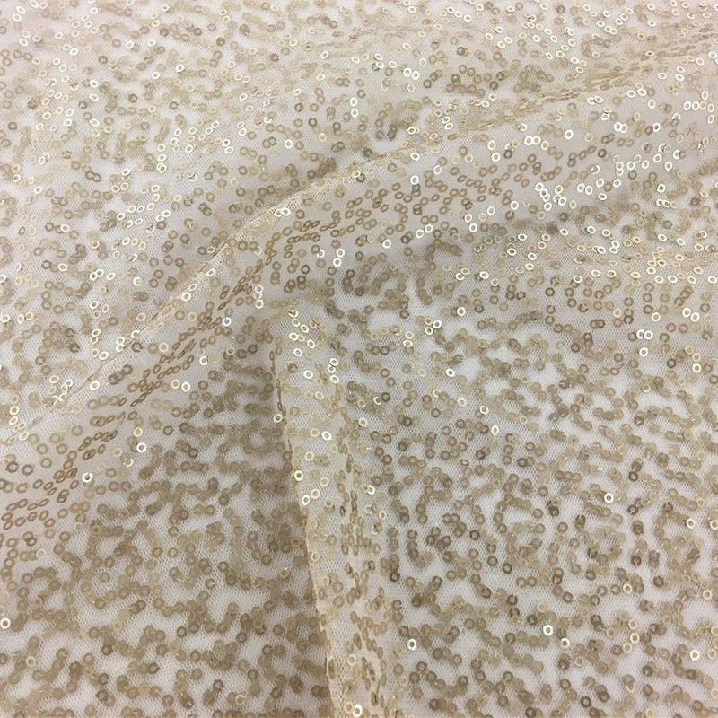 Caviar Dreams Stretch Mesh Sequin Fabric | Blue Moon Fabrics