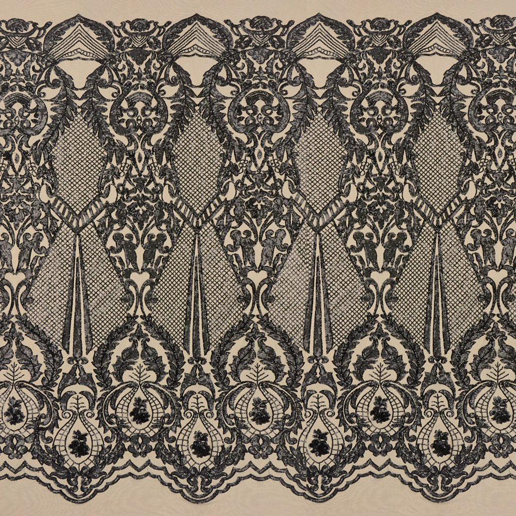 Celine Stretch Mesh Sequin Fabric | Blue Moon Fabrics